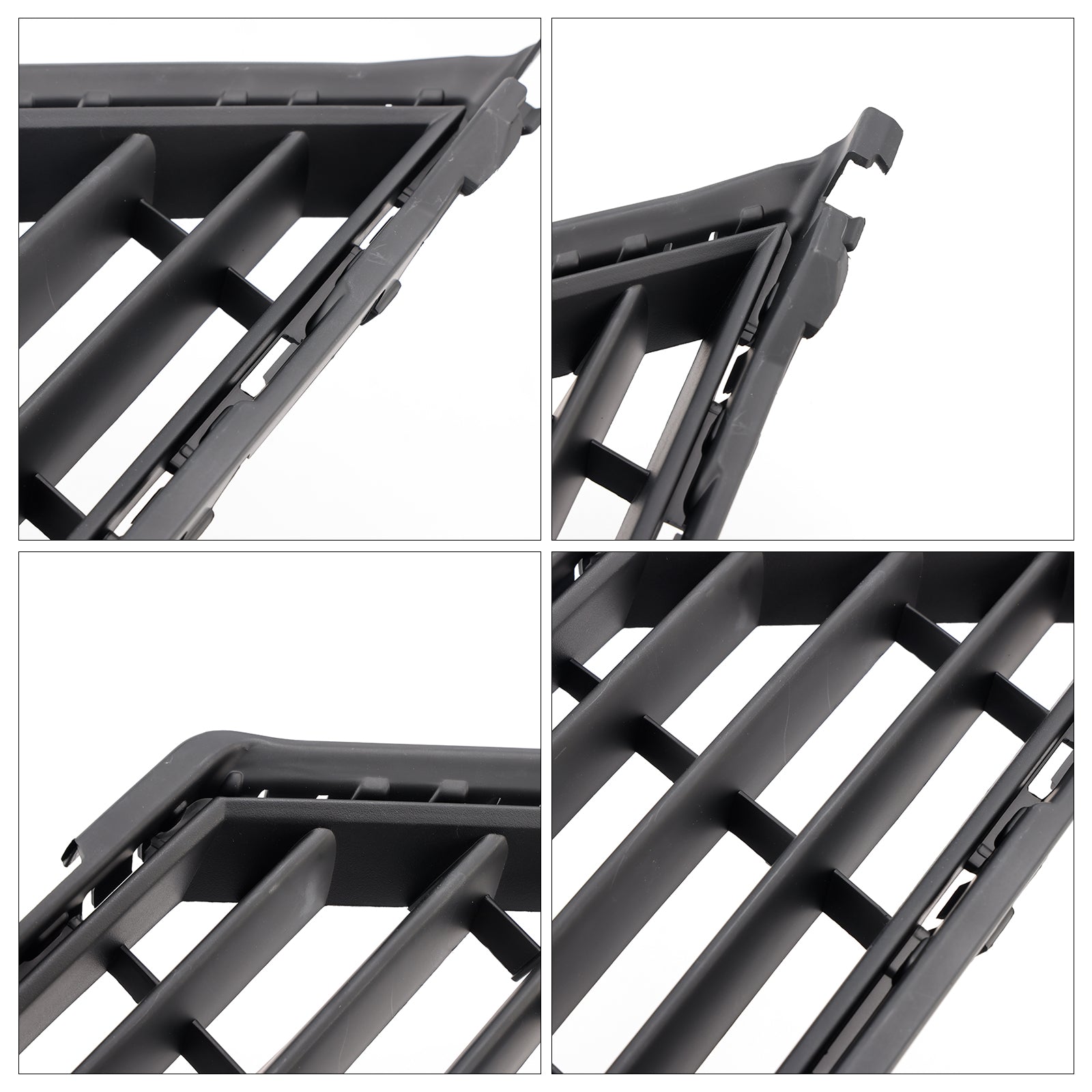 Lower beschermend rooster voor mistlichten vooraan vóór Volkswagen VW Touareg 7p 2015-2017, 2 stuks