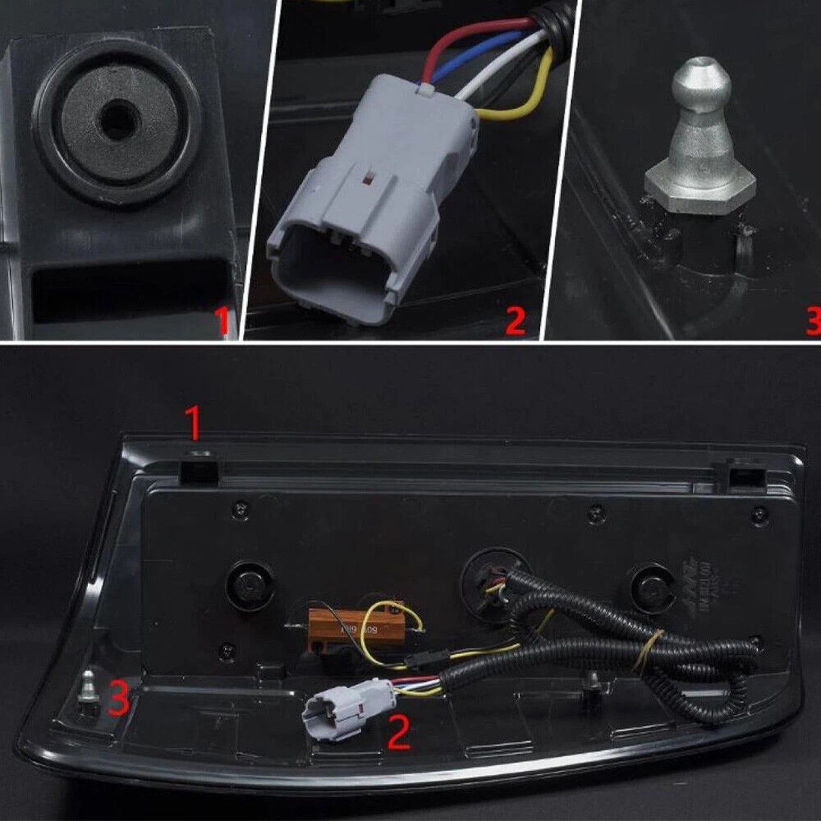 Ensemble de feux arrière à DEL gauche et droit pour Mazda BT50 2020-2023