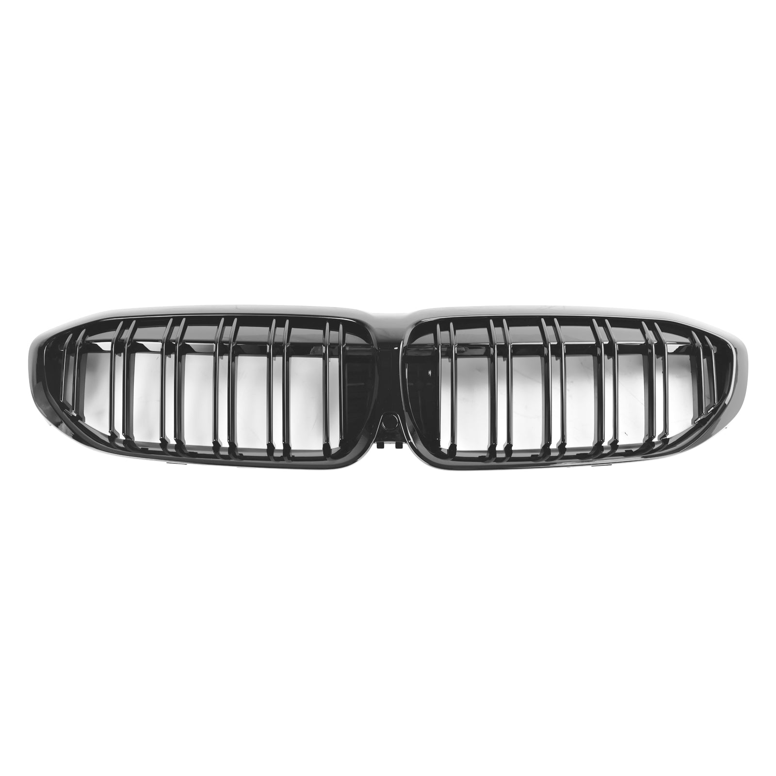 Black Dual Slat Kidney Grille Grill 51138072085 Pour BMW 3 Series G20 2019-2022