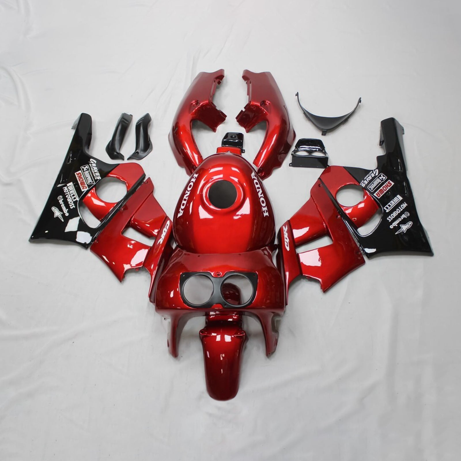 1990-1999 Honda CBR400RR NC29 Kit de carénage injection de carrosserie en plastique Abs