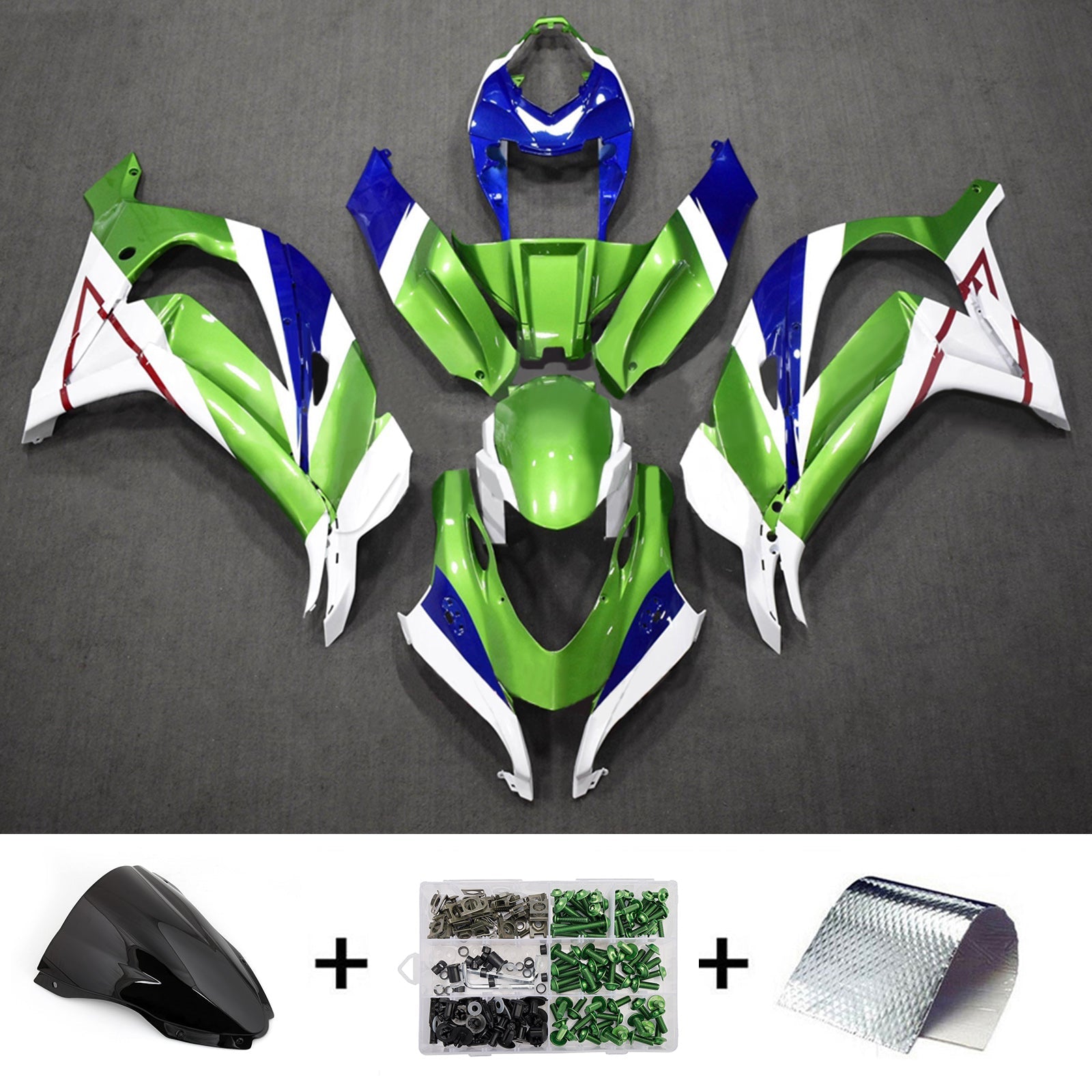 ABS Plastic Kairing Kit voor Kawasaki ZX10R 2016-2020