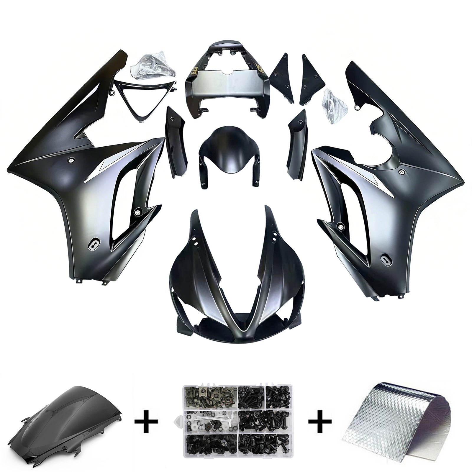 Kit de carénage en plastique ABS moulé par injection pour Daytona 675 2009-2012