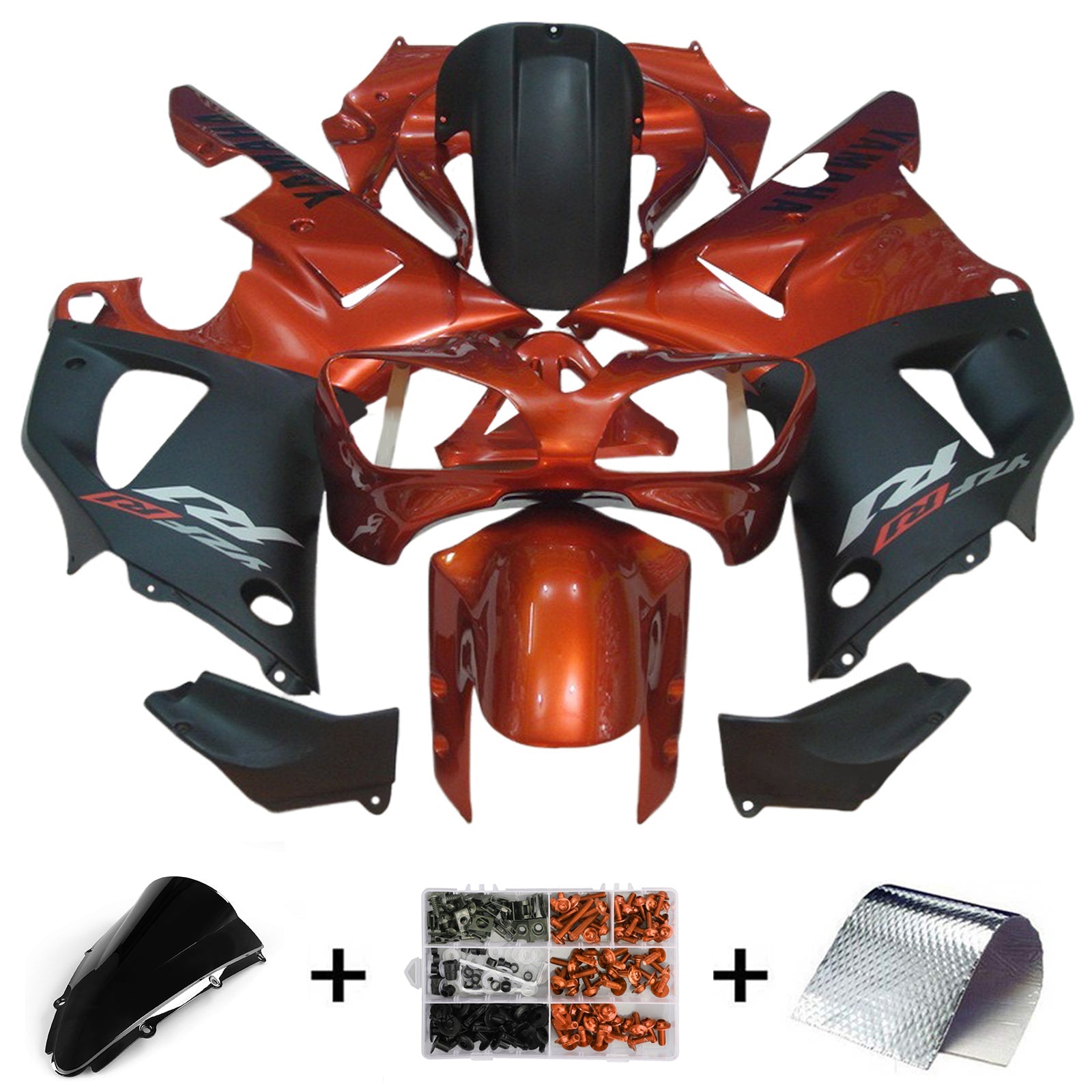 Kit carena iniezione Yamaha YZF 1000 R1 2000-2001 Carrozzeria in plastica ABS