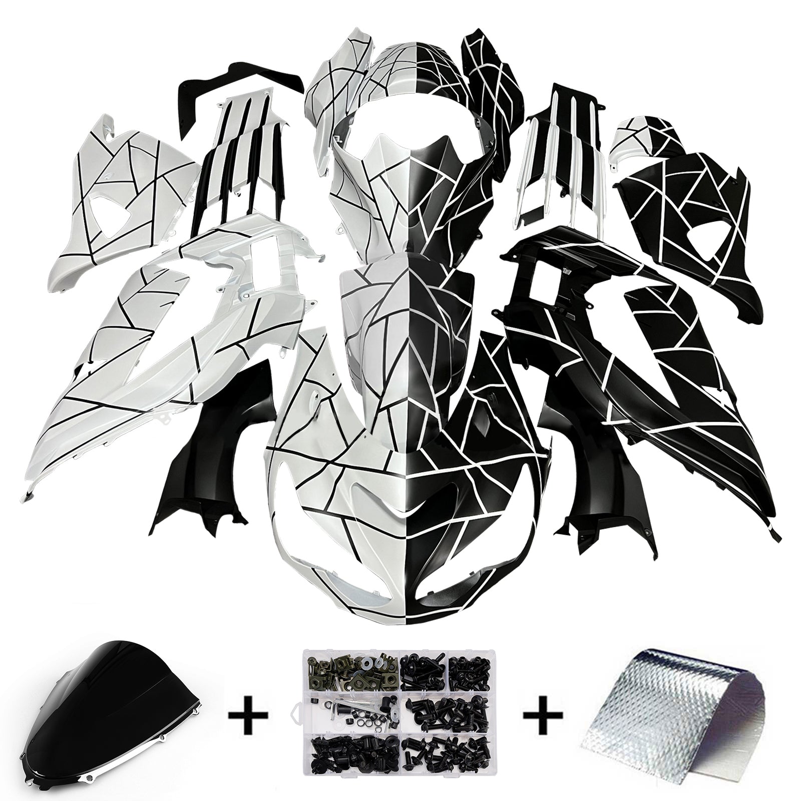 Kit de carénage par injection pour Kawasaki ZX14R ZZR1400 2012-2025