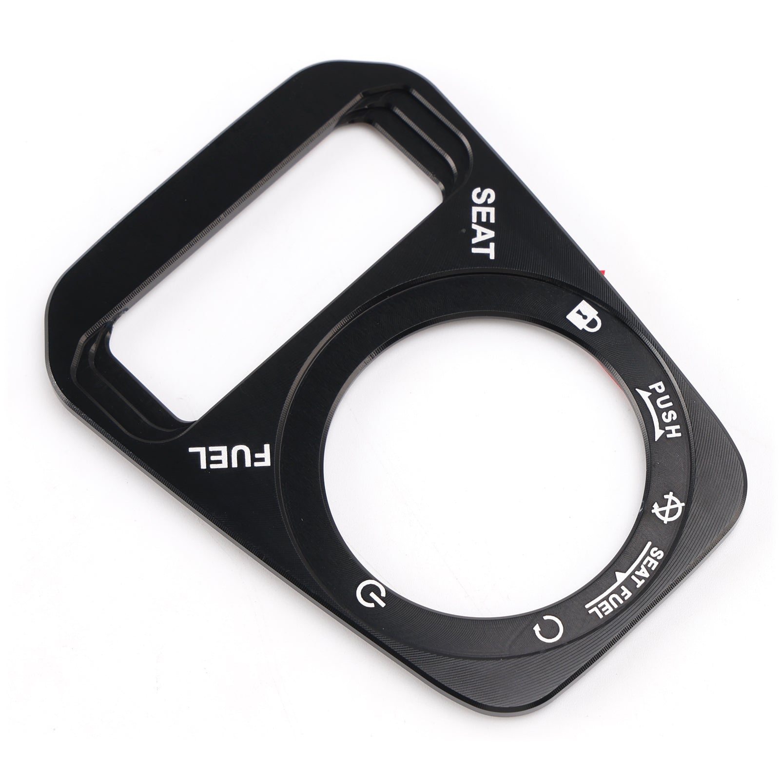 Zwarte aluminium contactslotafdekking voor Honda ADV 350 (2022-2025)