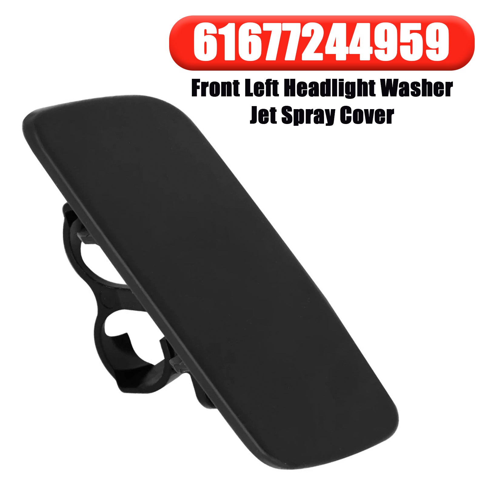 Cache du gicleur de lave-phare avant gauche pour Rolls-Royce Ghost (2010-2018) - Référence : 61677244959