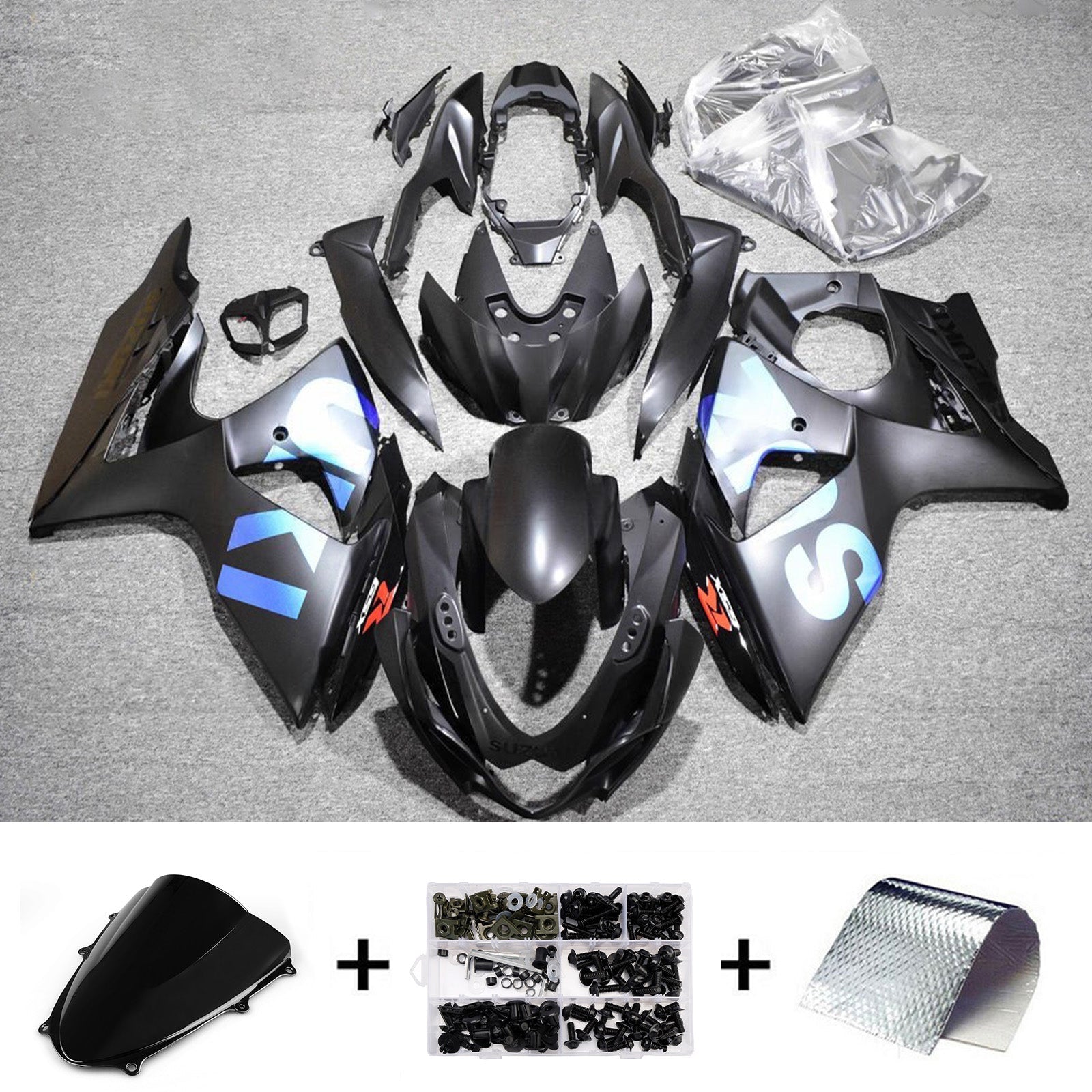 Kit de carénage injecté en plastique ABS pour Suzuki GSXR1000 2009-2016 K9