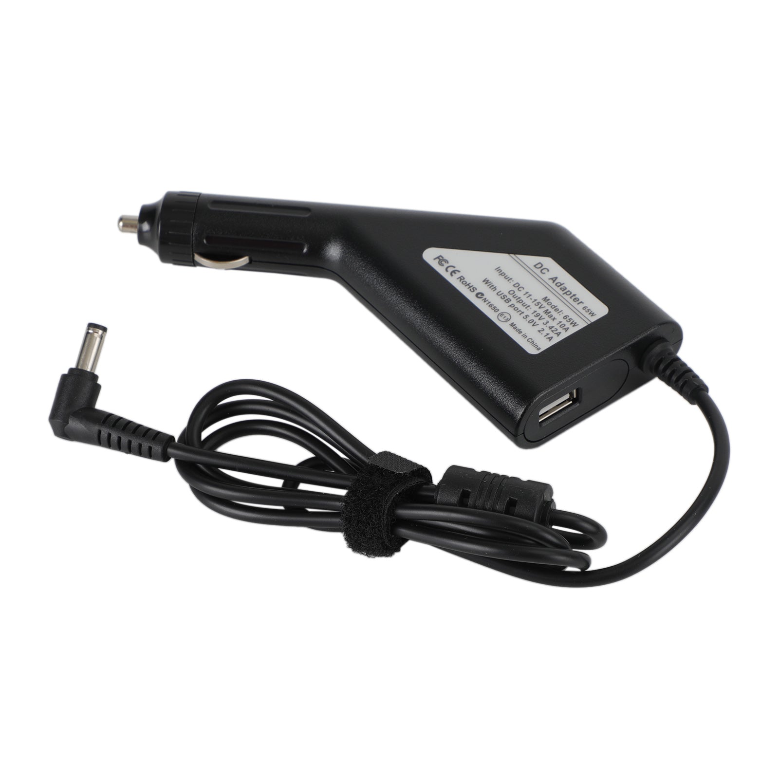 Chargeur Allume-Cigible Universel 19V 3.42A 65W 5.5x2.5mm pour Ordinateur Portable Asus Lenovo Acer Samsung