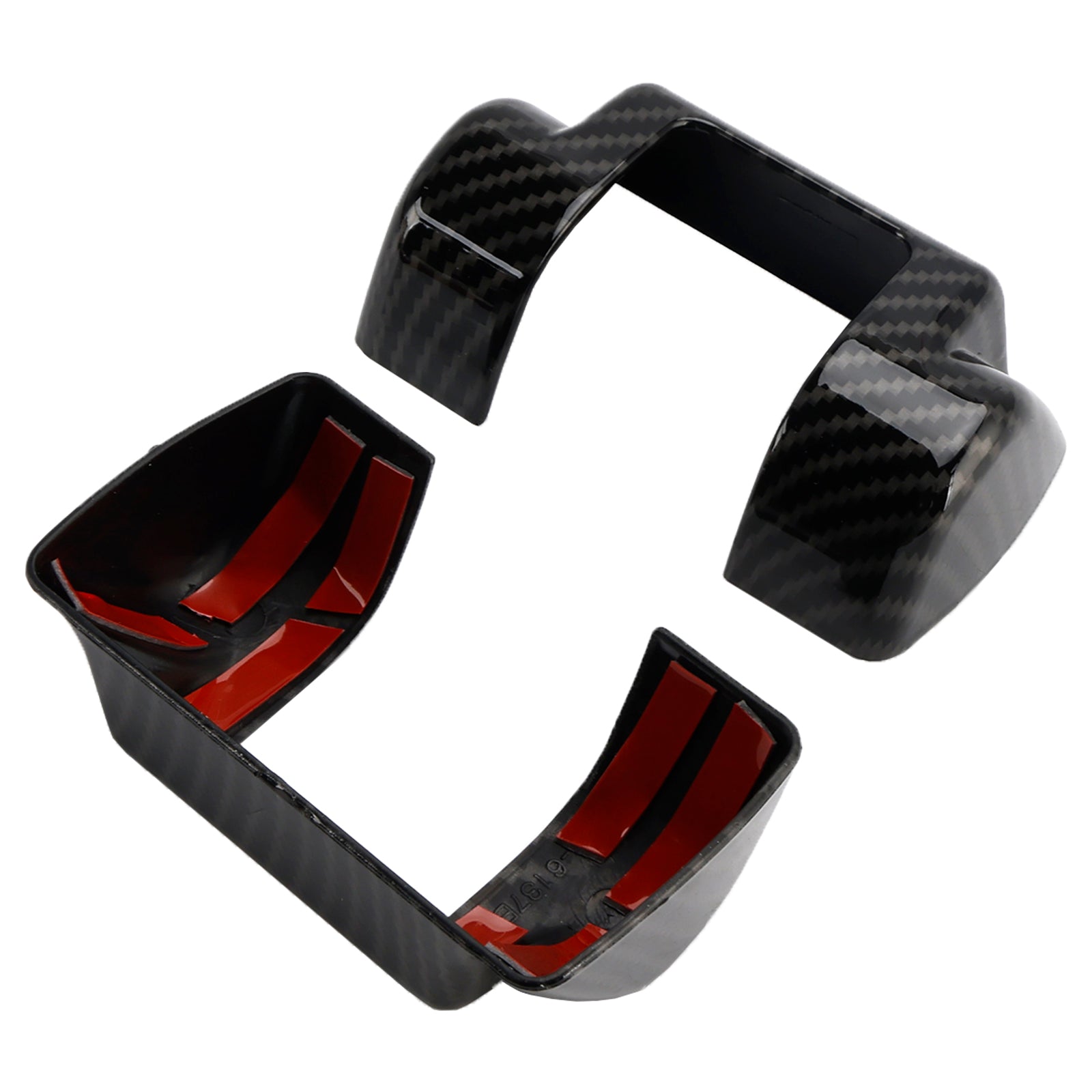 Garniture de charnière de hayon en fibre de carbone pour Jeep Wrangler JL (2018-2024)