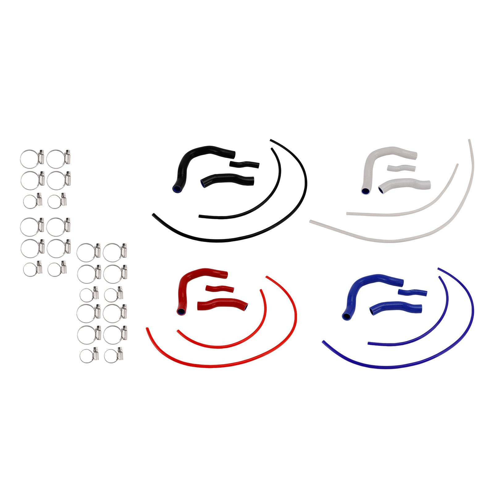 Durite de refroidissement en silicone pour radiateur Honda CB750 Hornet XL750 Transalp 23-25