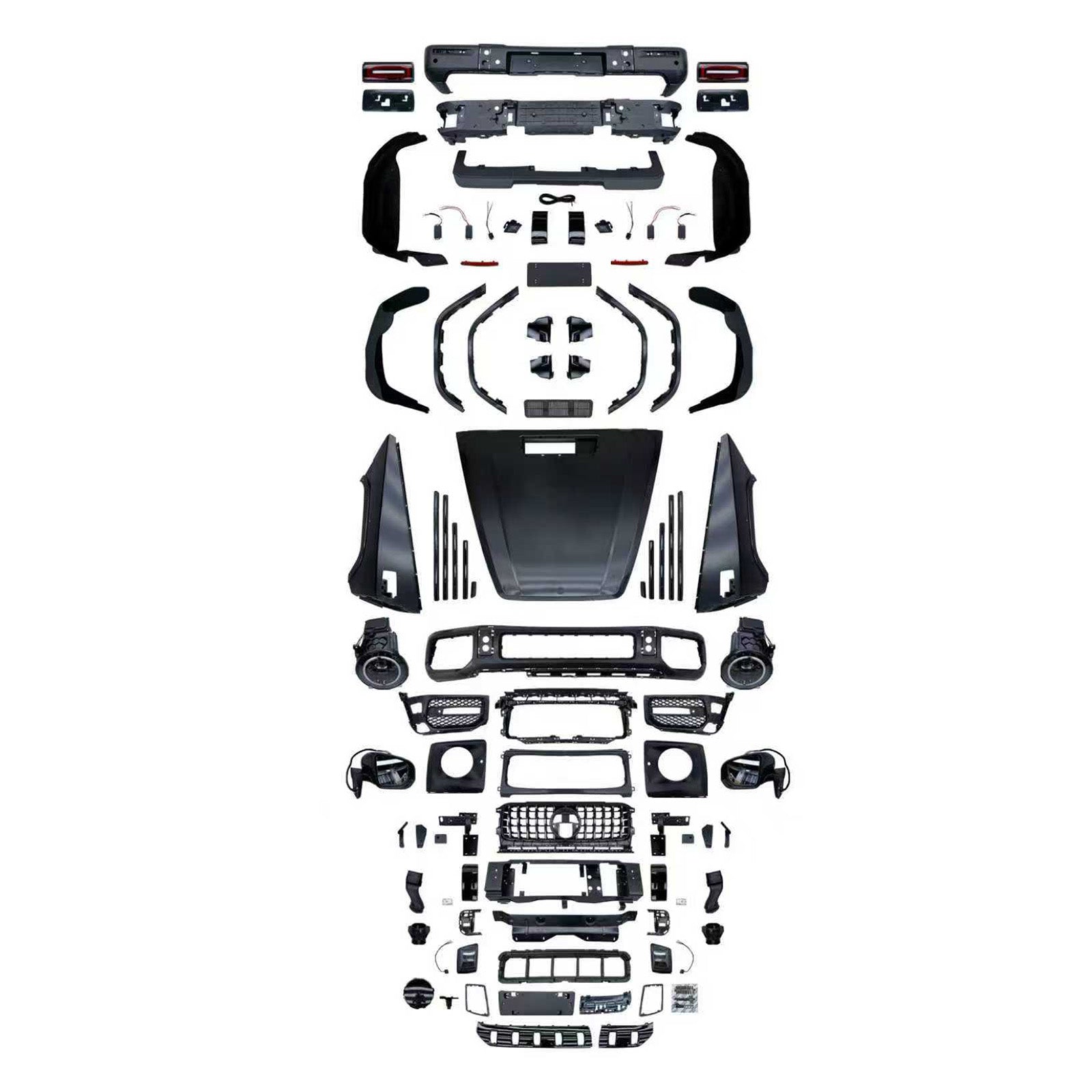 Komplet karoserije v slogu AMG za Mercedes W463 G550 G500 (1993–2018) – Odbijač
