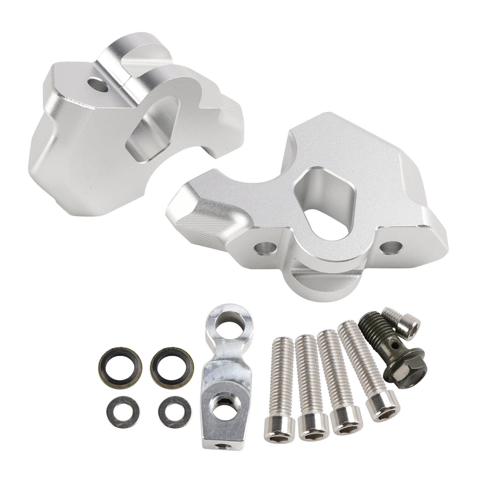 Kit de refuerzo de refuerzo del manillar CNC para BMW R 1300 GS Adventure (2024+) 2023-2024 H = 38 mm