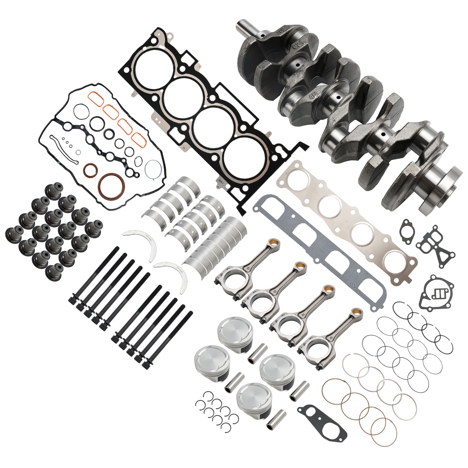 Kia Optima G4KE 2.4L 2008-2019 Kit di revisione motore, albero motore e bielle 23510-25220