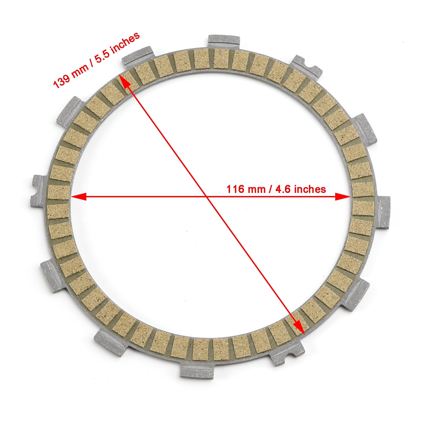 Zestaw rekordów sprzęgła dla Kawasaki EX250 Ninja 250 2008-2012 13088-0038