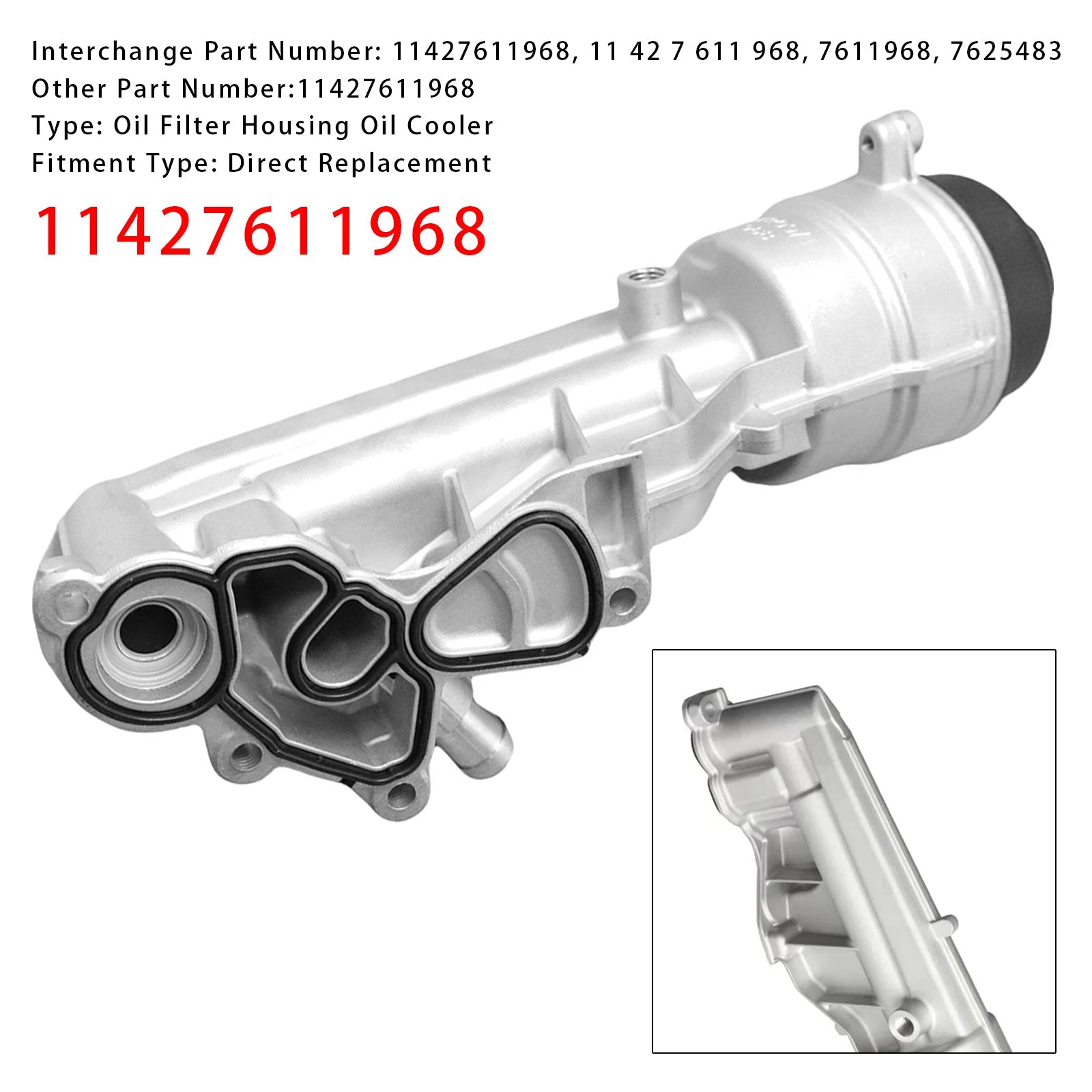 Refroidisseur d'huile moteur neuf pour BMW F20 F30 F35 F80 2011-2019 11427611968