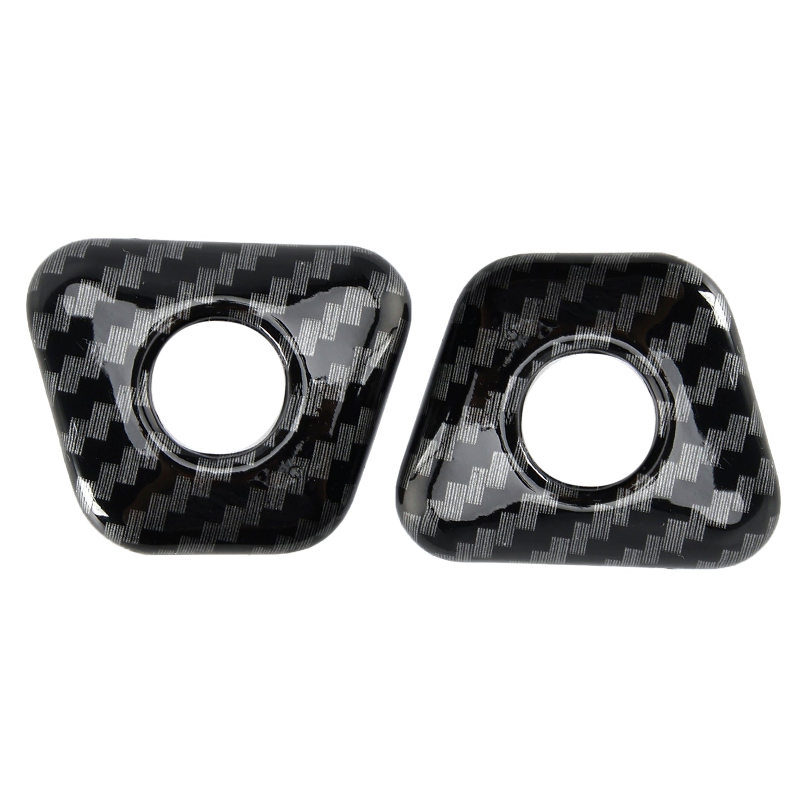 Garniture de cadre de verrouillage de porte intérieure en fibre de carbone pour BMW Série 5 G30 2018-2022