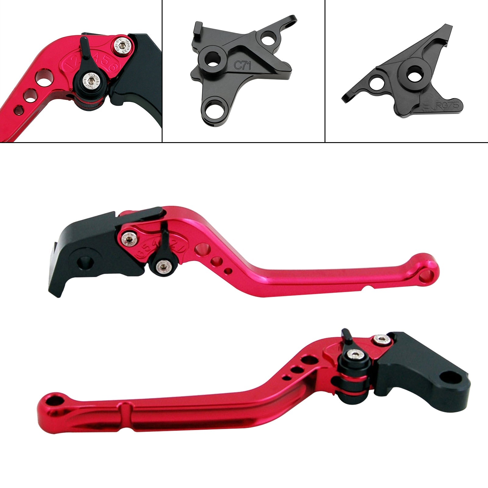 Levier de frein et d'embrayage long pour BMW R NINE T / PURE / RACER 2017-2023