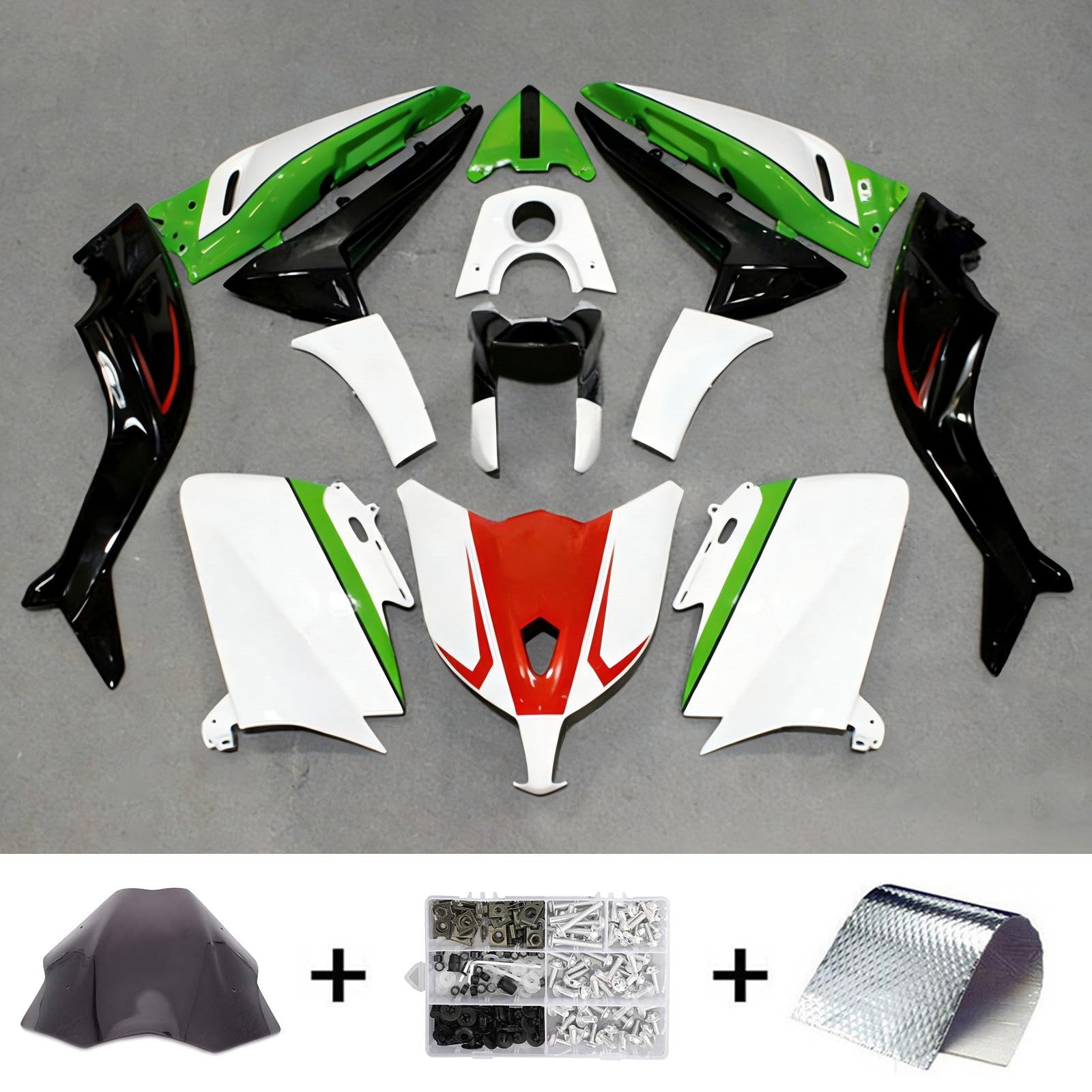 Kit de carénage en plastique injecté compatible avec Yamaha T-Max TMAX530 2012-2014