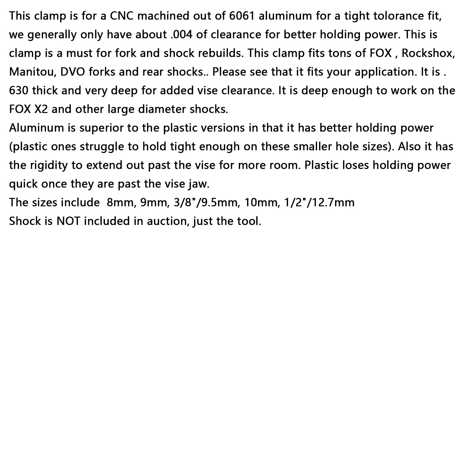 Mocne szczypce dla widelca i górskiego amortyzatora, 8/9/9,5/10/12,7 mm