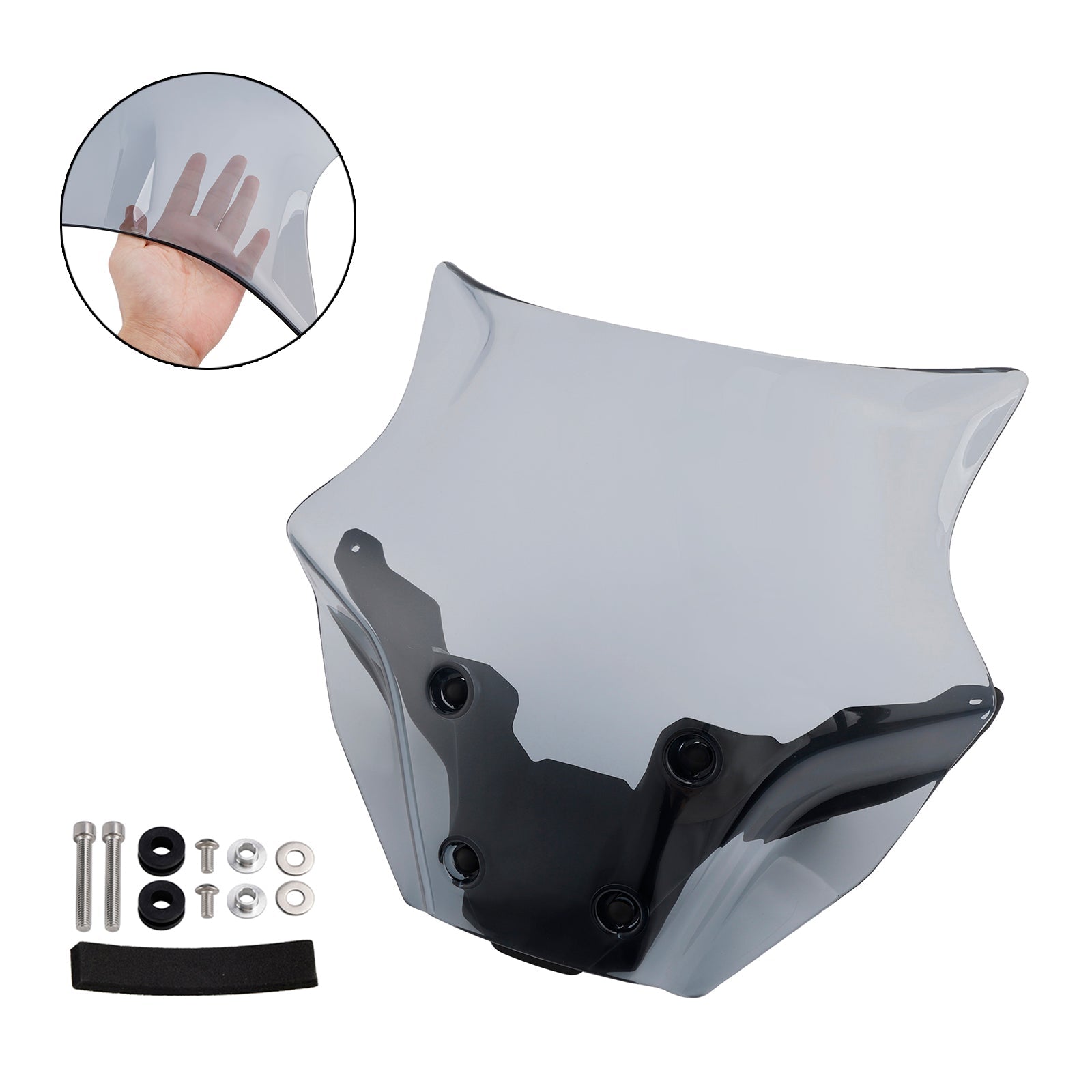 Vetrobransko steklo + podpora za Yamaha MT-09/SP 2024-2025