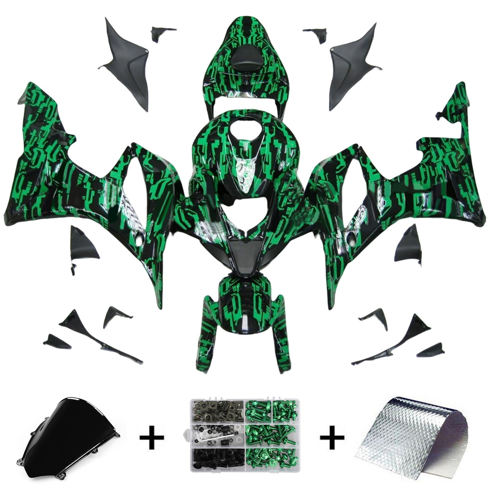 Injection carénage Kit carrosserie plastique ABS pour Honda CBR600RR 2007-2008 F5