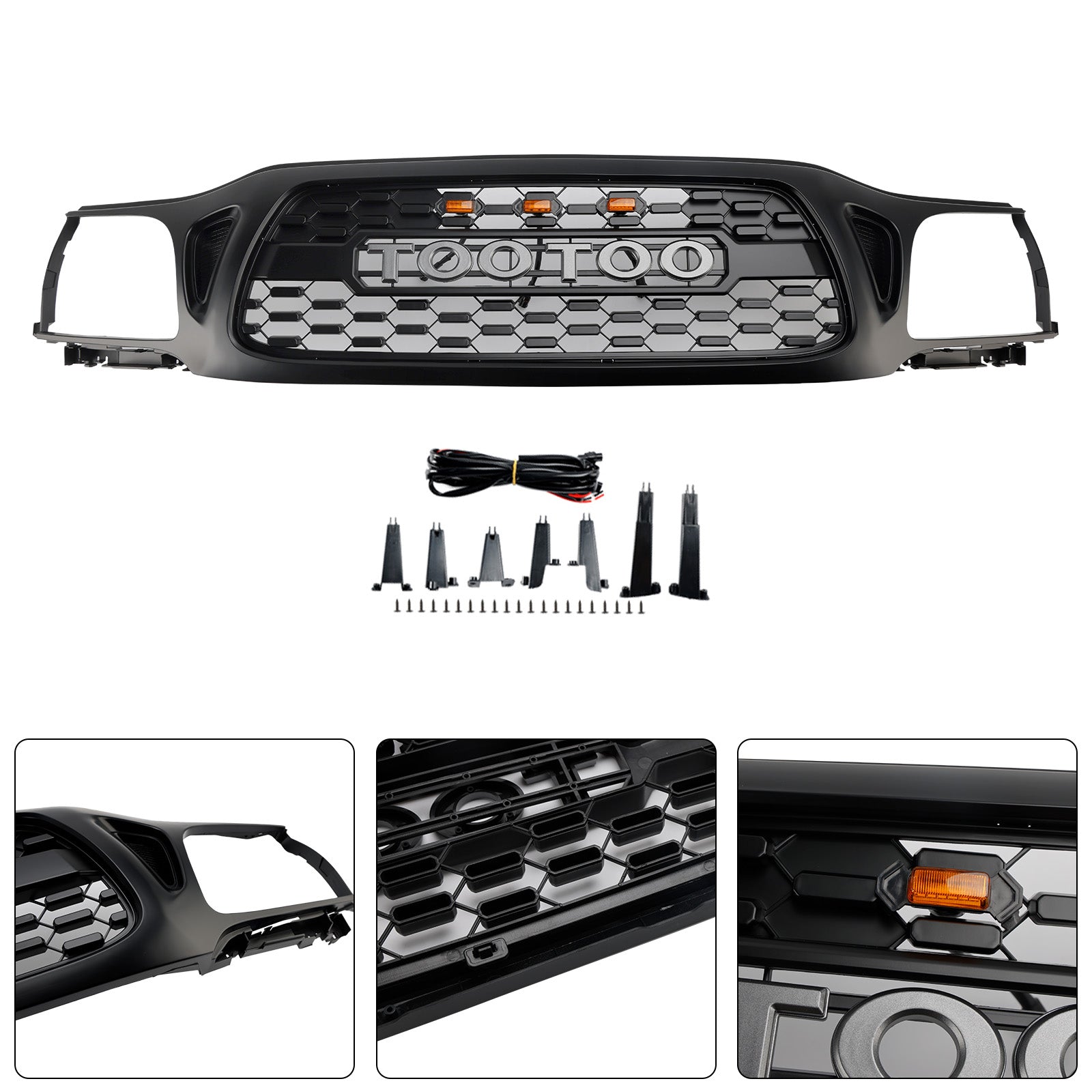 Griglia anteriore a nido d'ape per Toyota Tacoma TRD PRO (2001-2004)