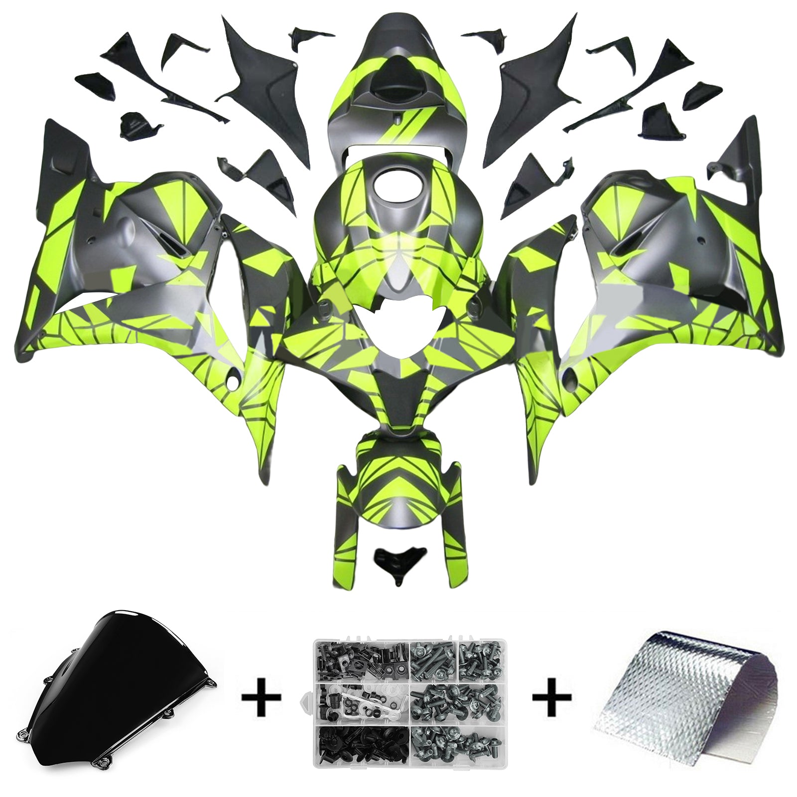 Kit de carénage injecté en plastique ABS pour Honda CBR600RR 2009-2012 F5
