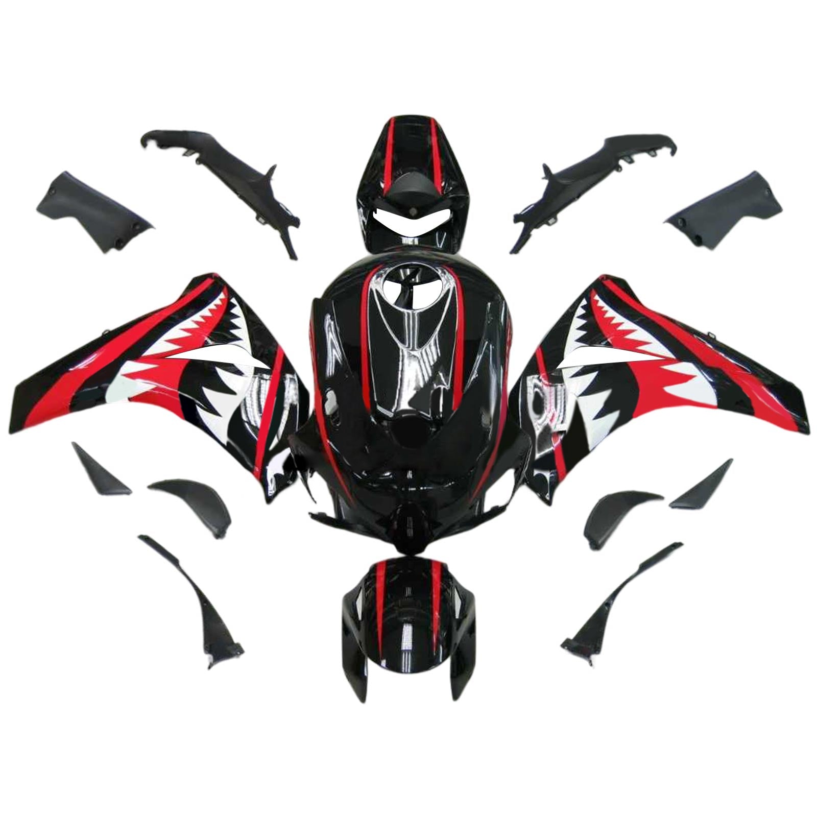 Kit de carénage injecté en plastique ABS pour Honda CBR1000RR 2008-2011