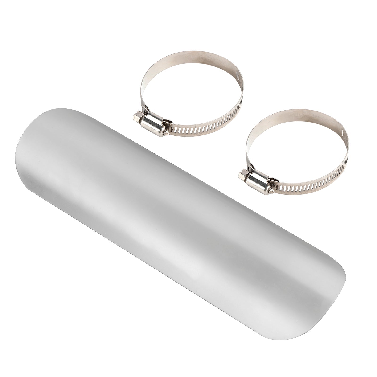 Copertura deflettore calore per marmitta&Scarico in acciaio cromato per moto e scooter, nero