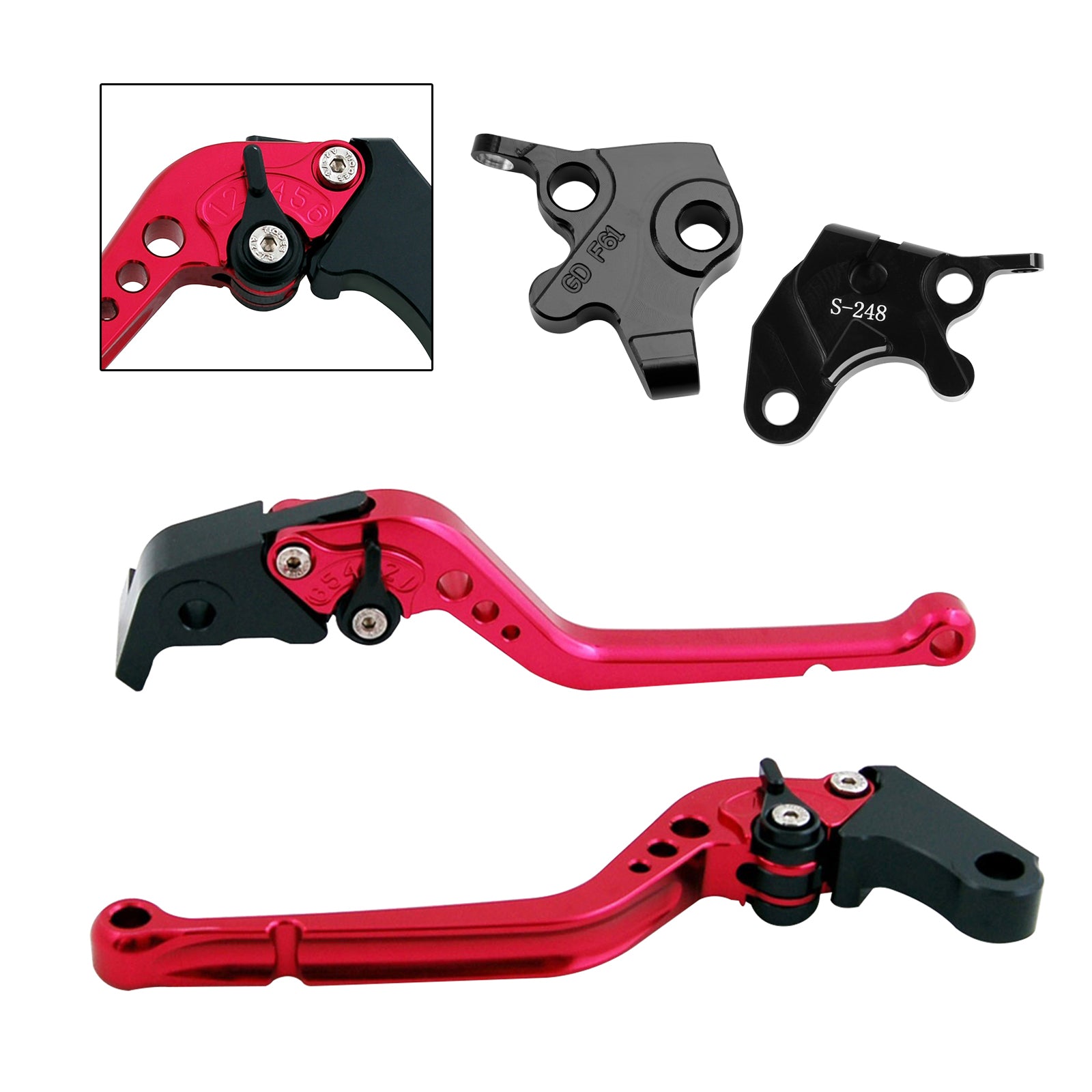 Dolga ročica zavore in sklopke za Yamaha YZF R125 2008-2011