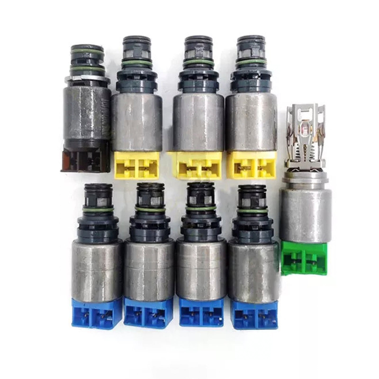 Lot de 9 solénoïdes de transmission automatique à 8 vitesses 8HP50 pour BMW Dodge Jeep Alfa Romeo