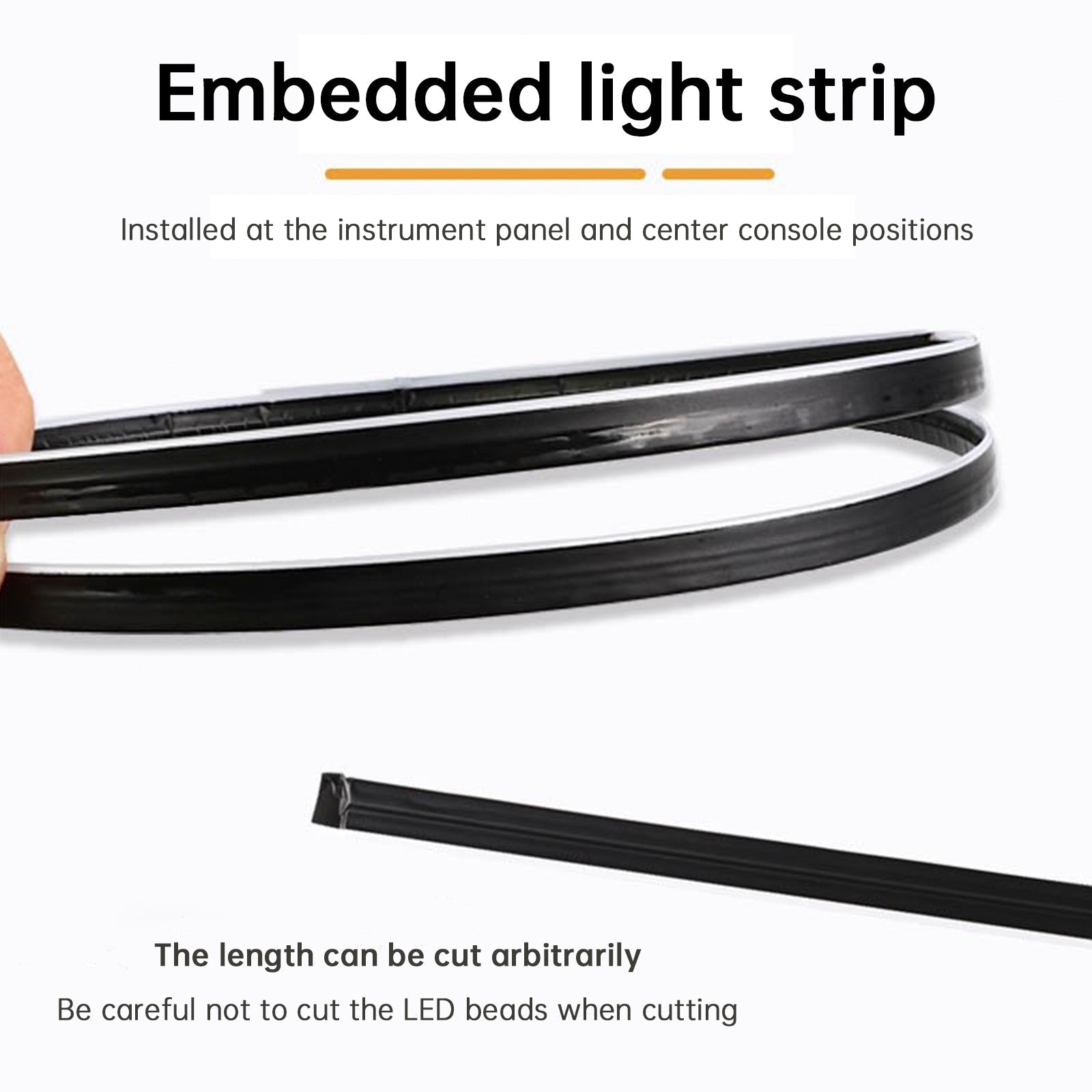 LED de luz decorativa LED colorido en el control central, 110 cm + 35 cm