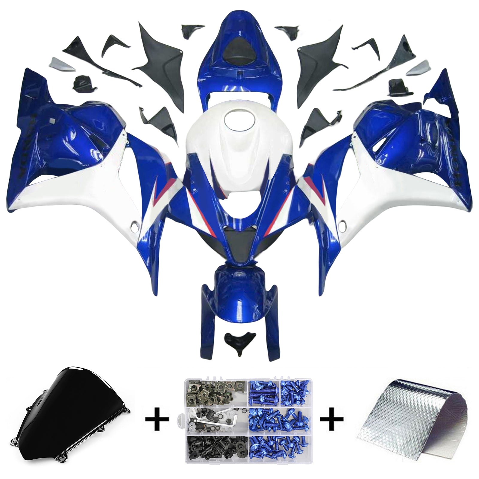 Kit de carénage à injection en plastique ABS pour Honda CBR600RR 2009-2012 F5