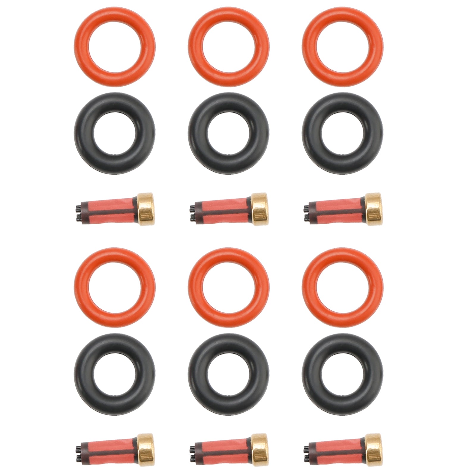 Kits de réparation d&#39;injecteur de carburant BMW E46 320i 323i 325i 328i 330i M52 M54 13537546244 13641437487