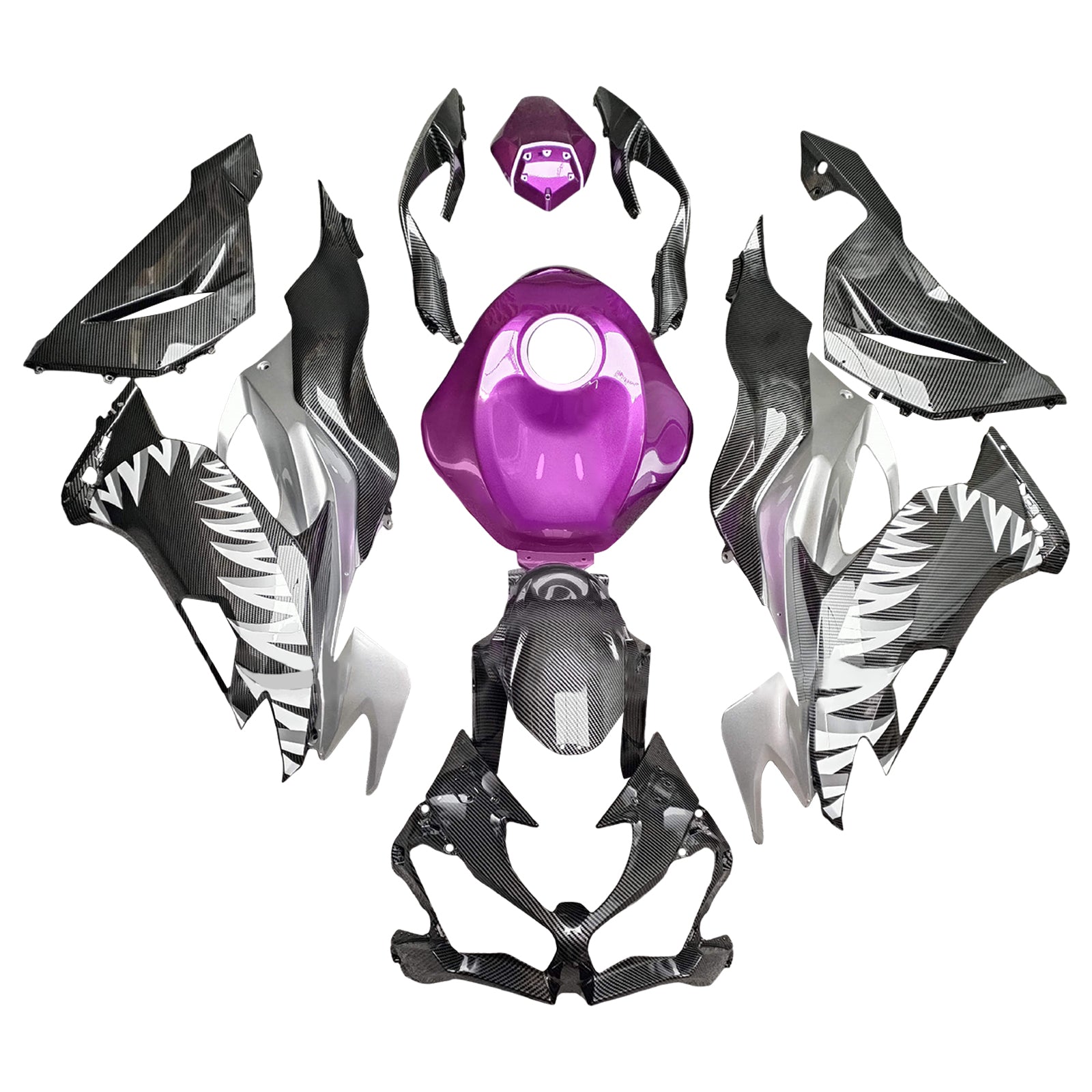 Injekcijski komplet, plastično telo ABS za Kawasaki ZX6R 2019-2023