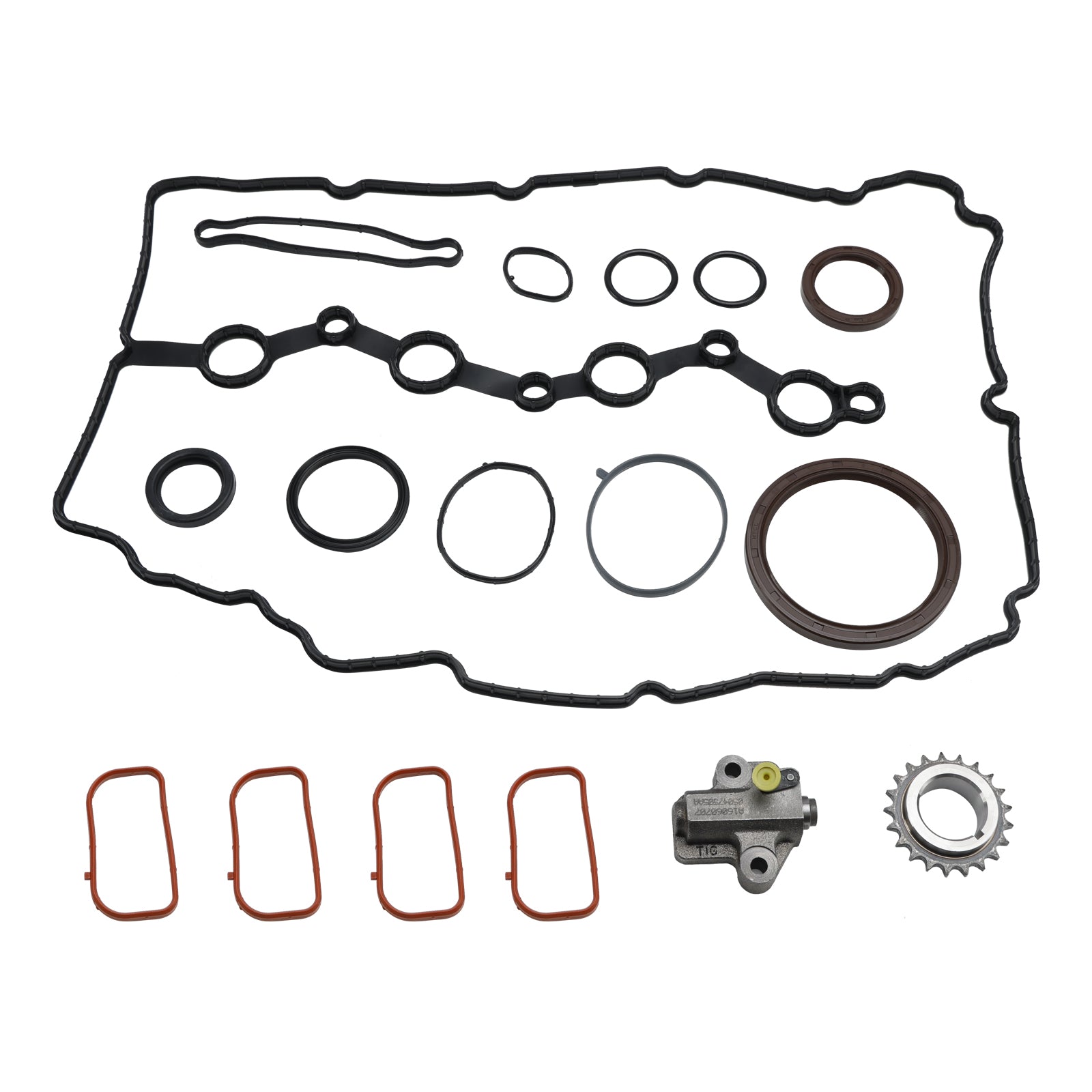 Kit de reconstruction de révision de moteur Kia 2,4 L G4KJ avec vilebrequin, tiges et kit de distribution