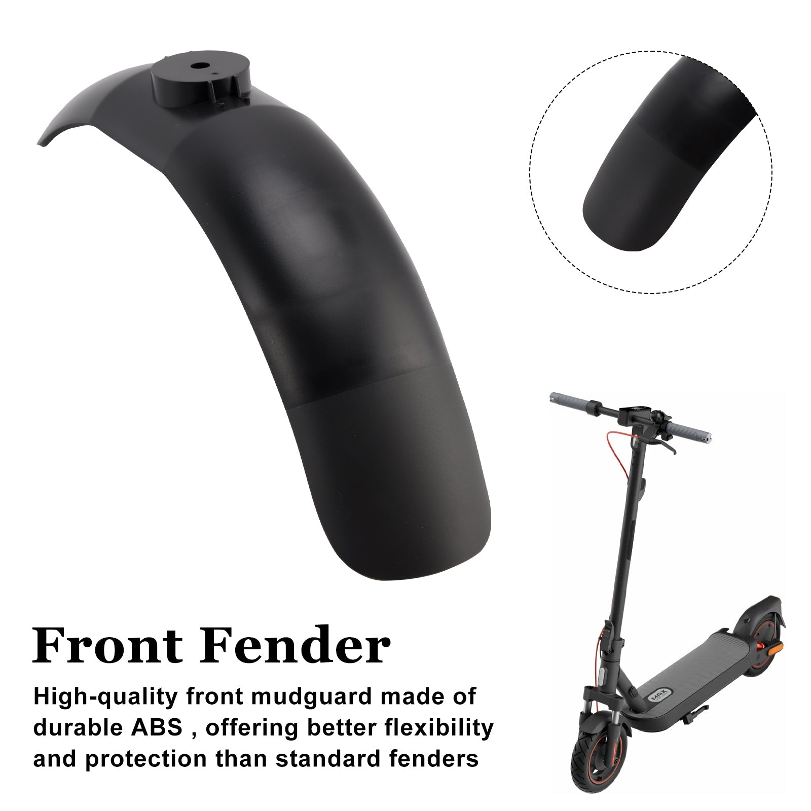 Mudguard anteriore - Compatibile con lo scooter elettrico Xiaomi 4 Pro (1a generazione)