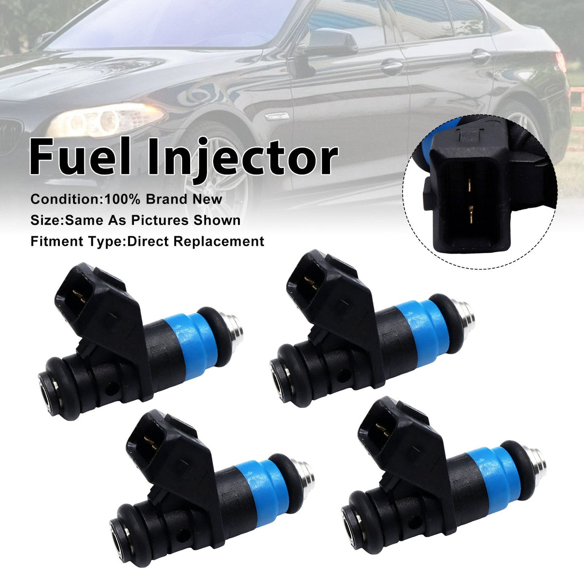 4 injecteurs de carburant 630 cm³ 60 lb pour Siemens Deka Short Pico FI114962 107962