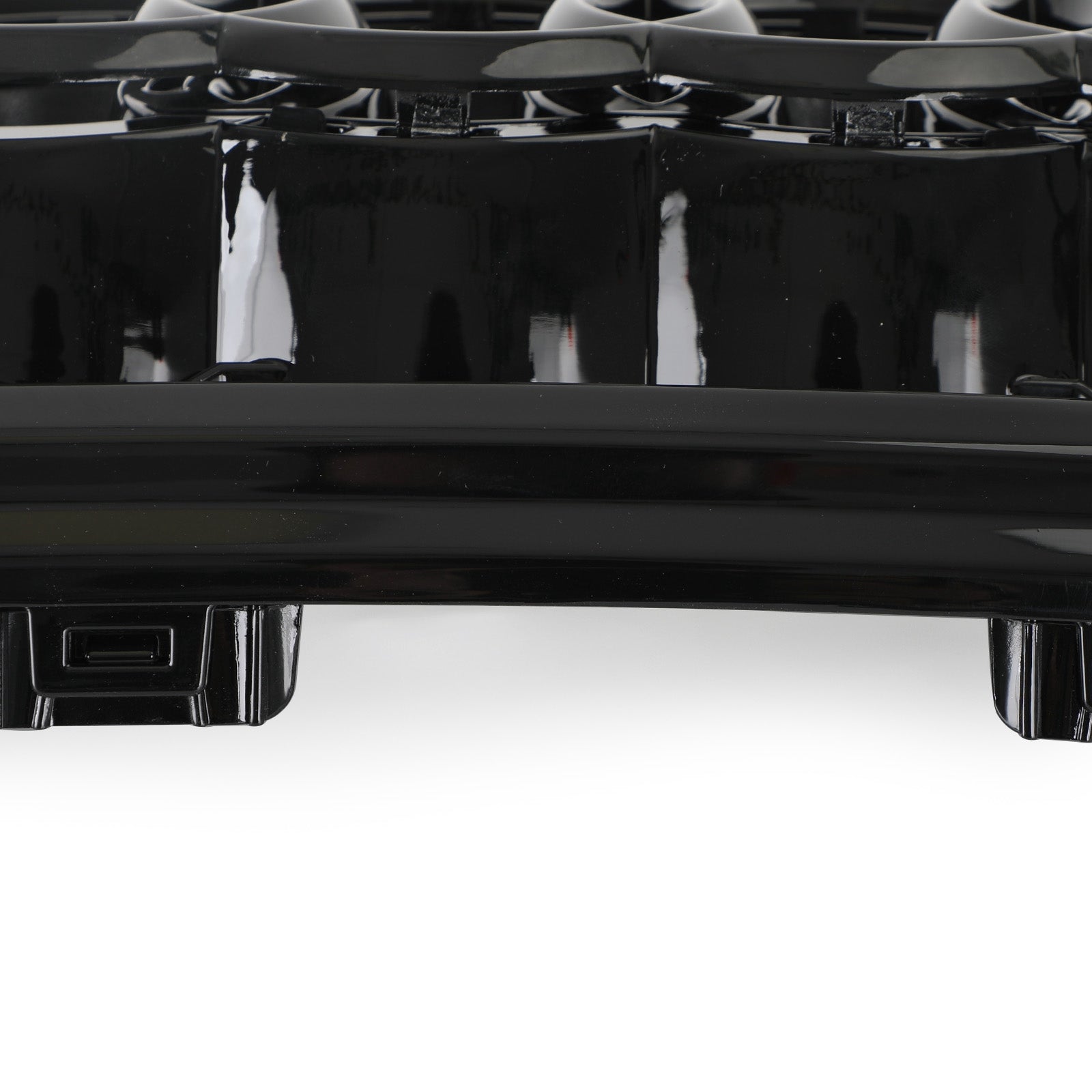 Parrilla hexagonal de malla deportiva tipo panal estilo RS7, compatible con Audi A7/S7 2012-2015, color negro