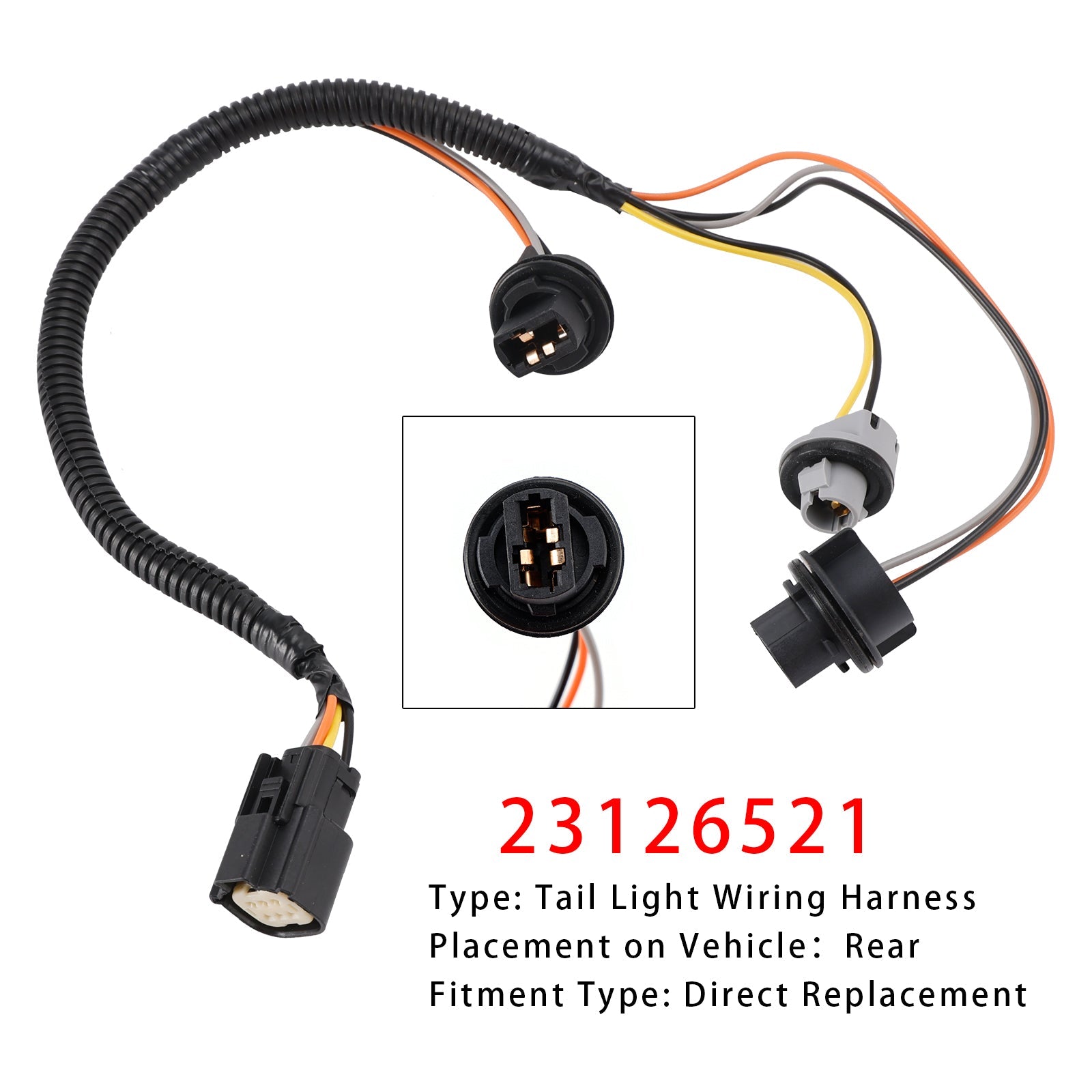 Kabelski snop zadnje luči za Chevrolet Colorado Canyon (2015-2023) - Številka dela : 23126521