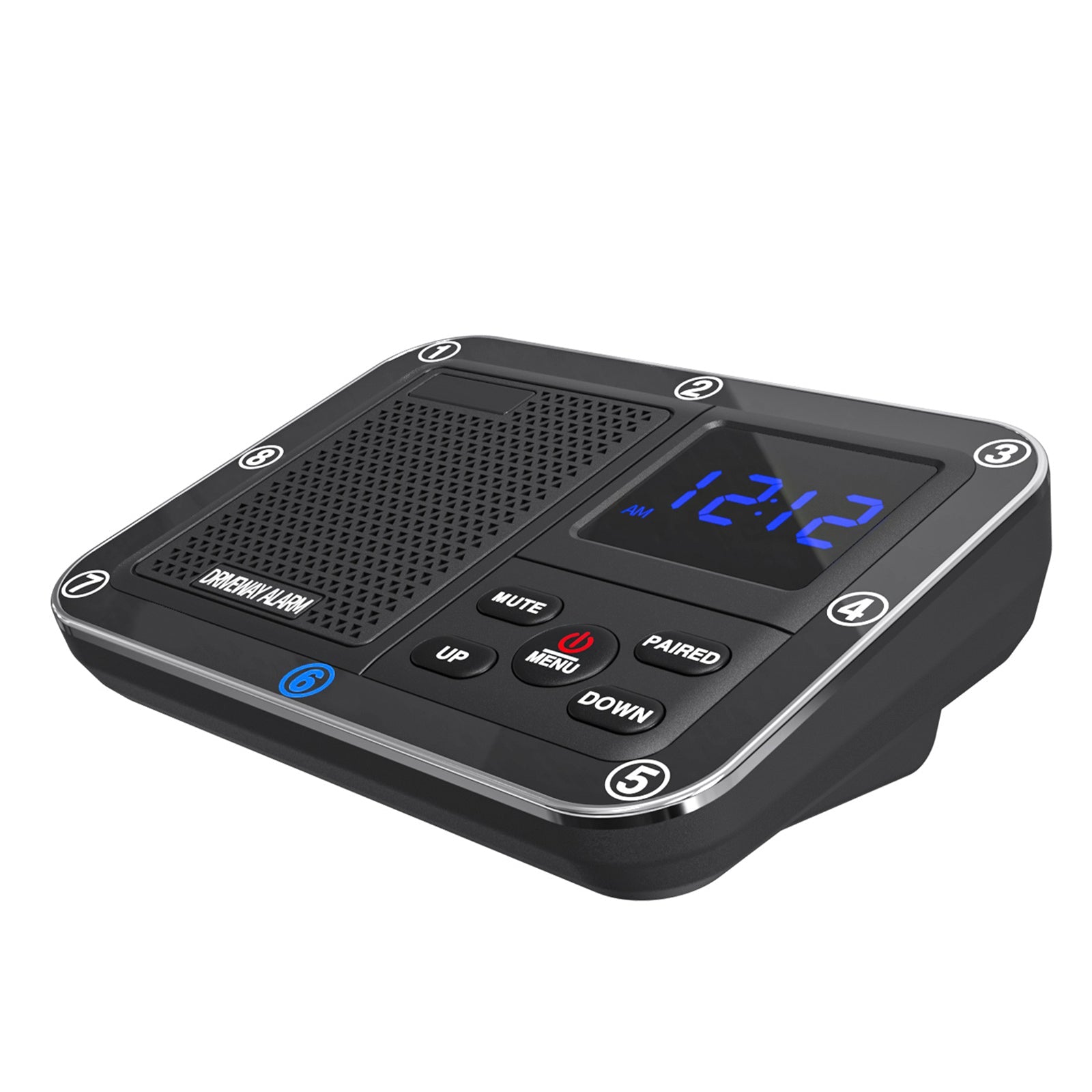 Alarme d'allée solaire extérieure infrarouge 800 m, antivol, induction, sans fil