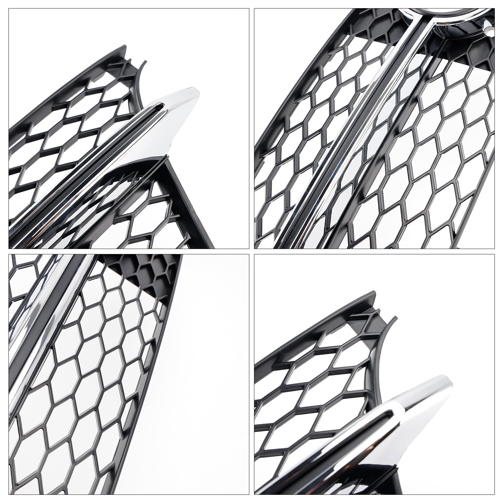 Grille de phare antibrouillard chromée pour pare-chocs avant Audi TT MK2 S-Line TTS 2011-2014