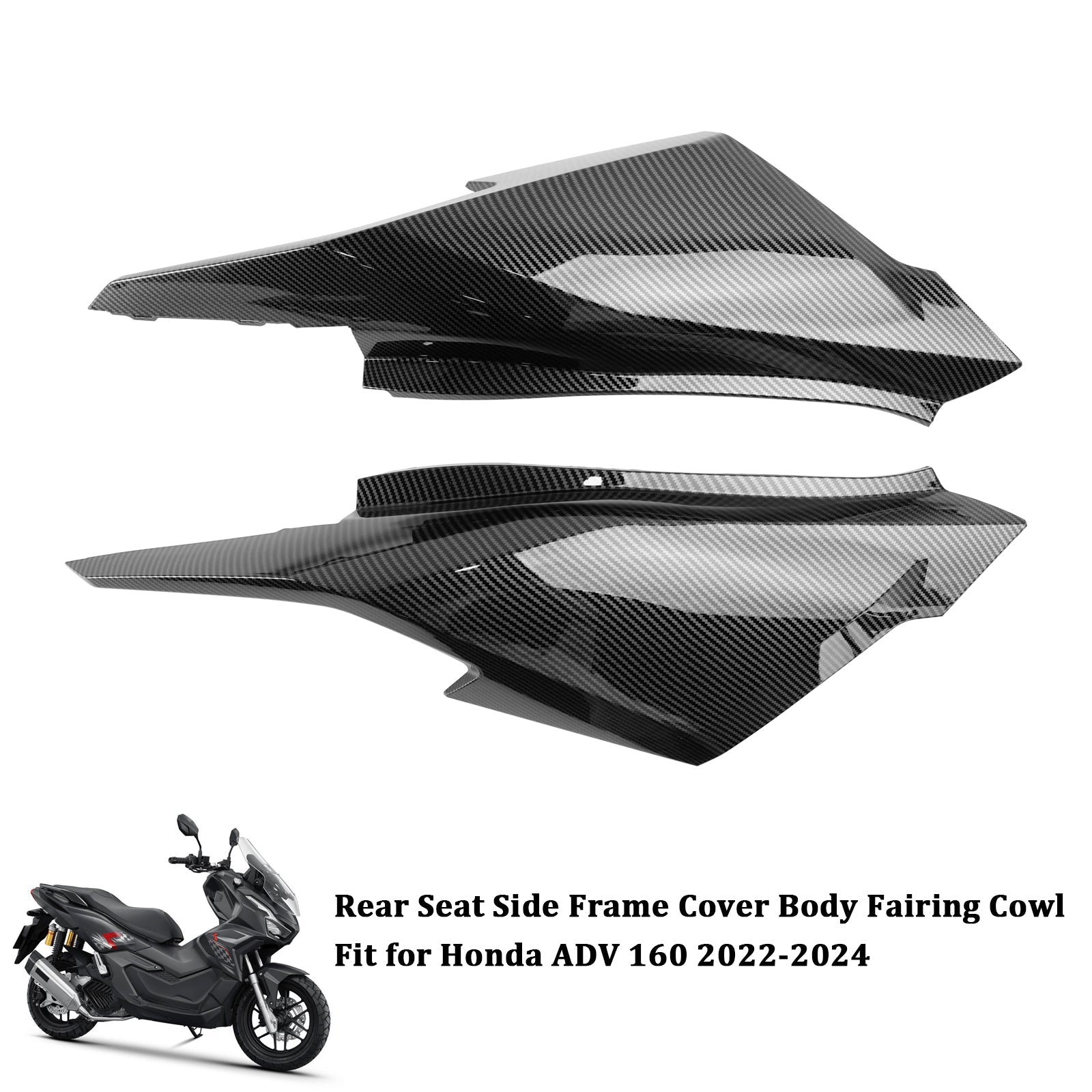 2023-2024 Honda ADV 160 Copertura del telaio laterale del sedile posteriore Carenatura