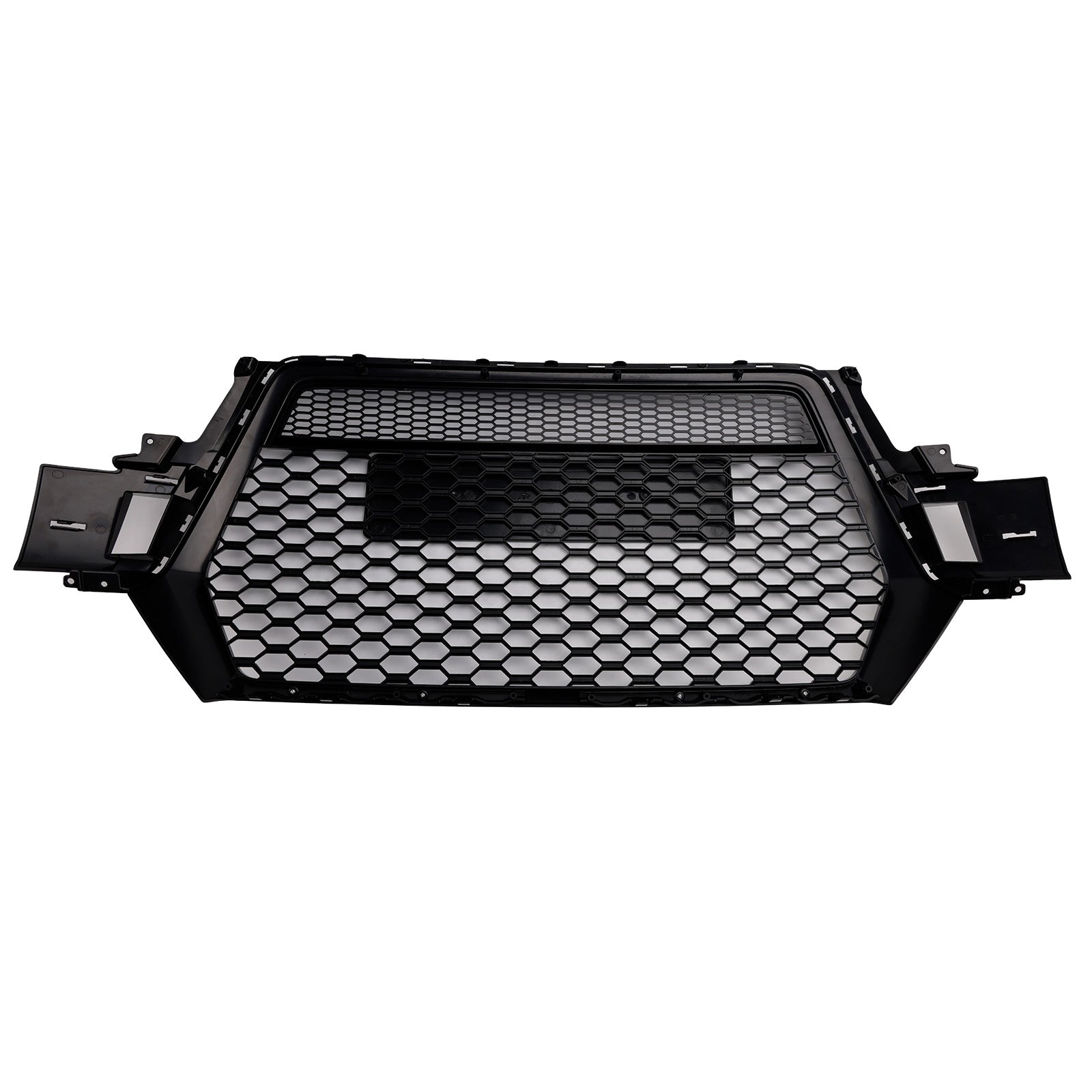 Grille de ventilation de pare-chocs avant en maille noir brillant pour Audi Q7 SQ7 (2016-2019) - Référence : 4M0853651F