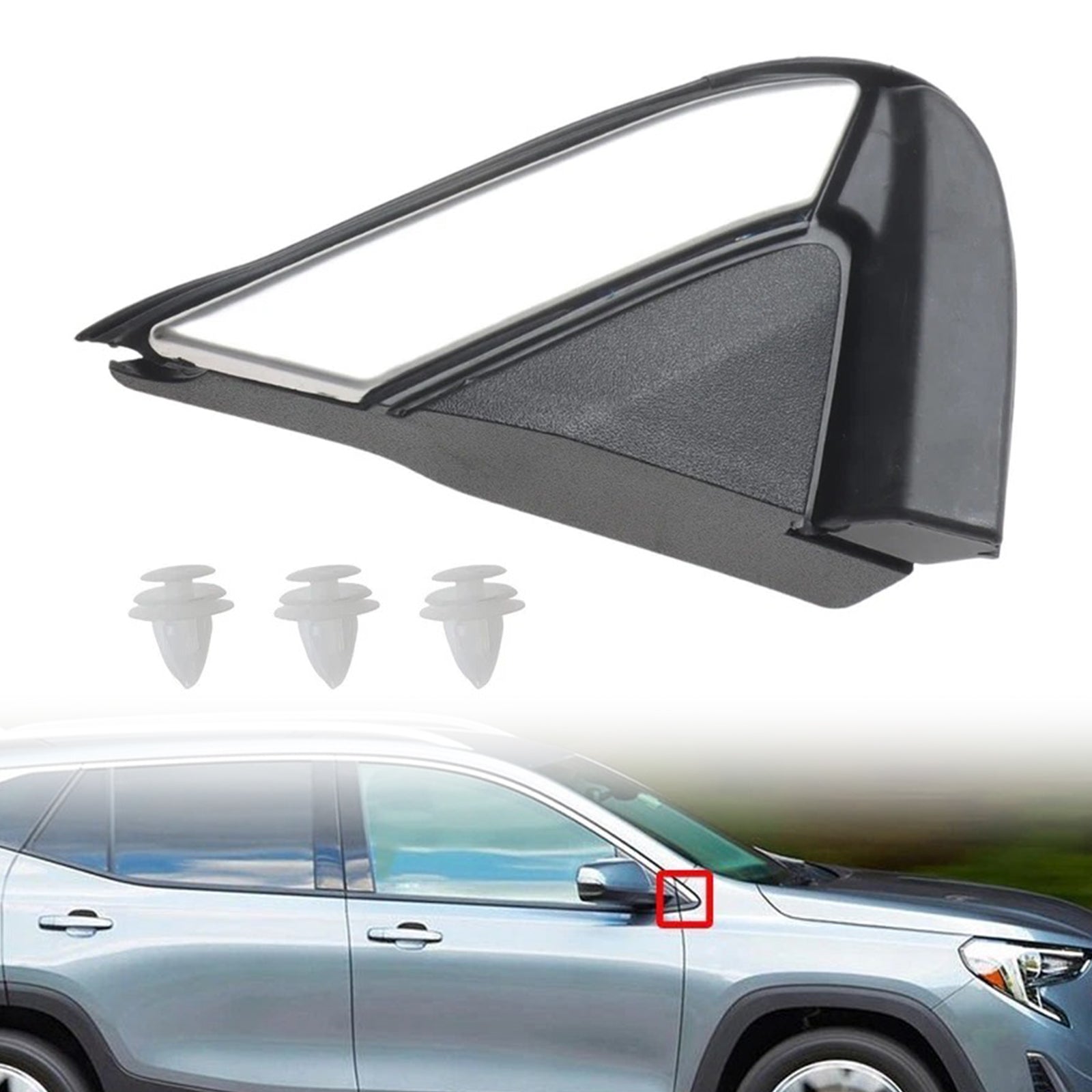 84107337 Lijstwerk d'hoek d&Rechter passagierszijde spatbord voor GMC Terrain 18-24