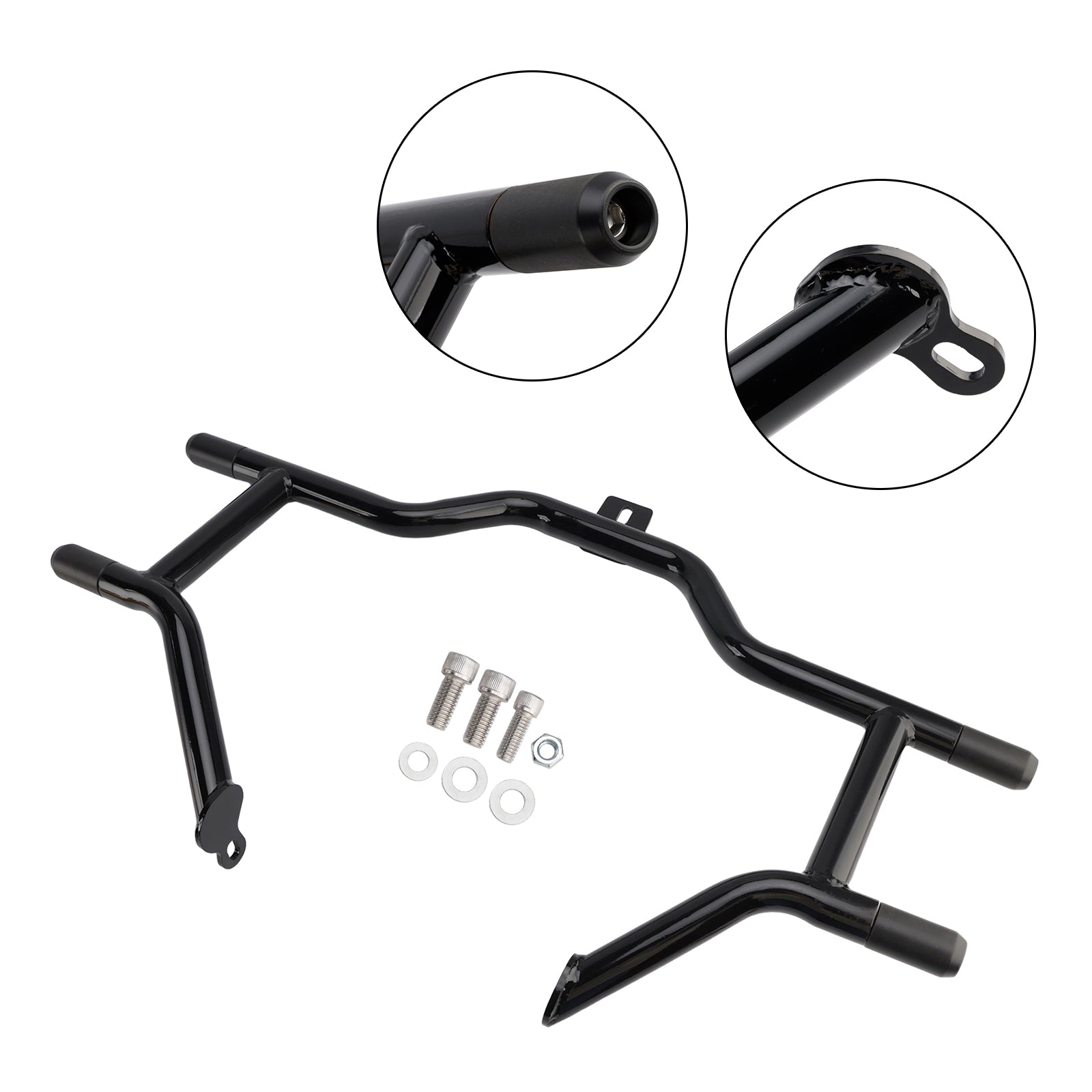 Pare-chocs de protection moteur noir pour Harley Electra Glide Ultra Classic Low FLHTCU 2015-2019