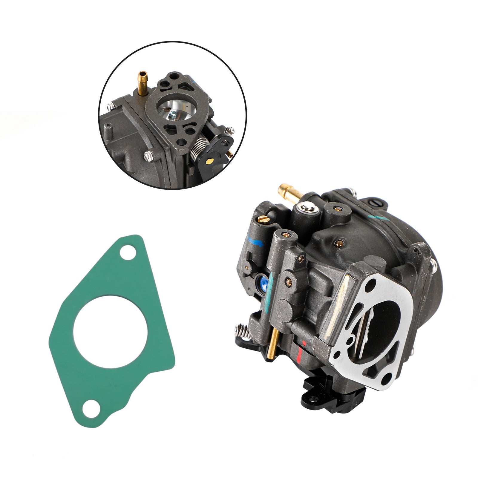 Carburateur hors-bord adapté pour 16100‑ZV4‑D22 BF15A1 BF15A2 BF15AH BF15AK