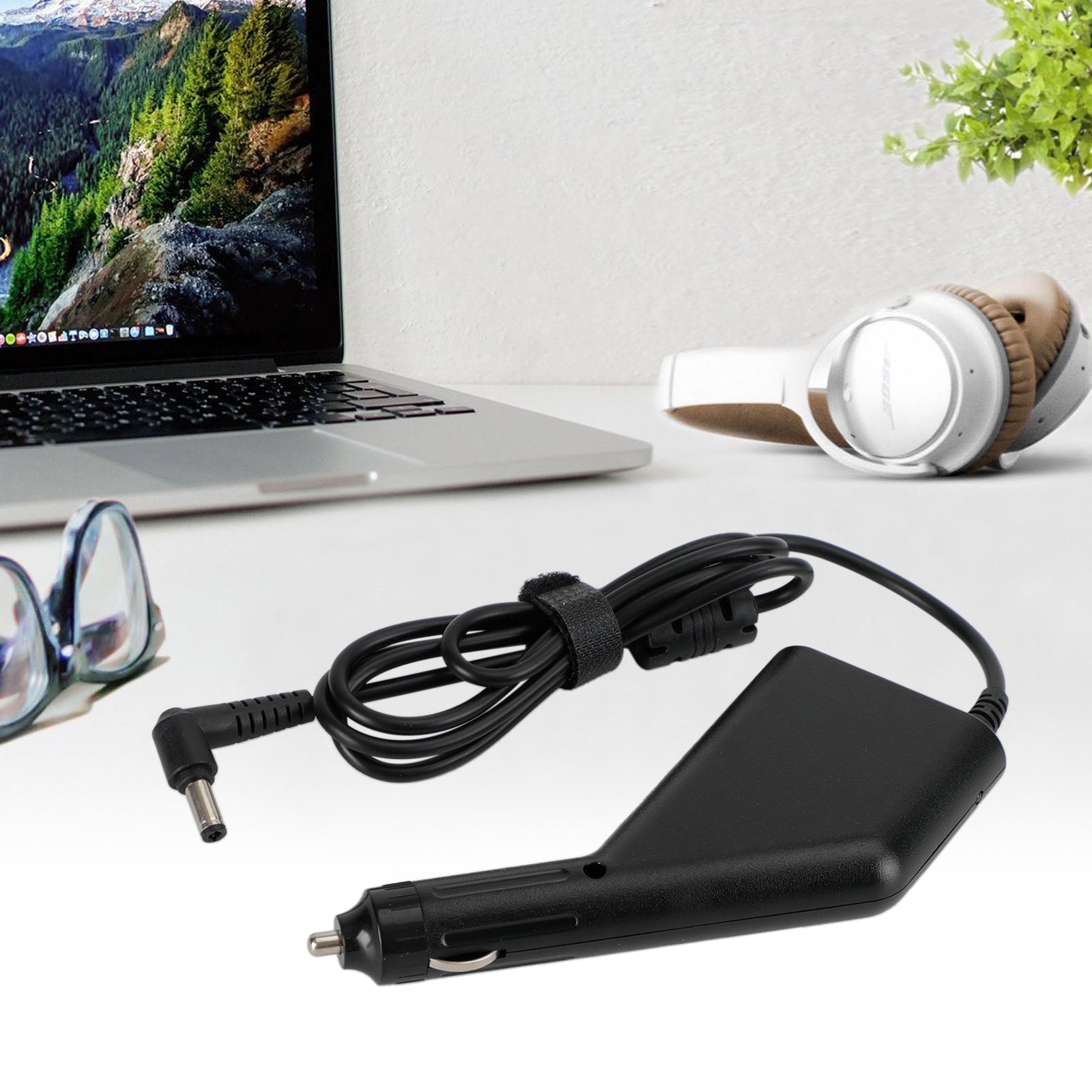 Chargeur Allume-Cigible Universel 19V 3.42A 65W 5.5x2.5mm pour Ordinateur Portable Asus Lenovo Acer Samsung