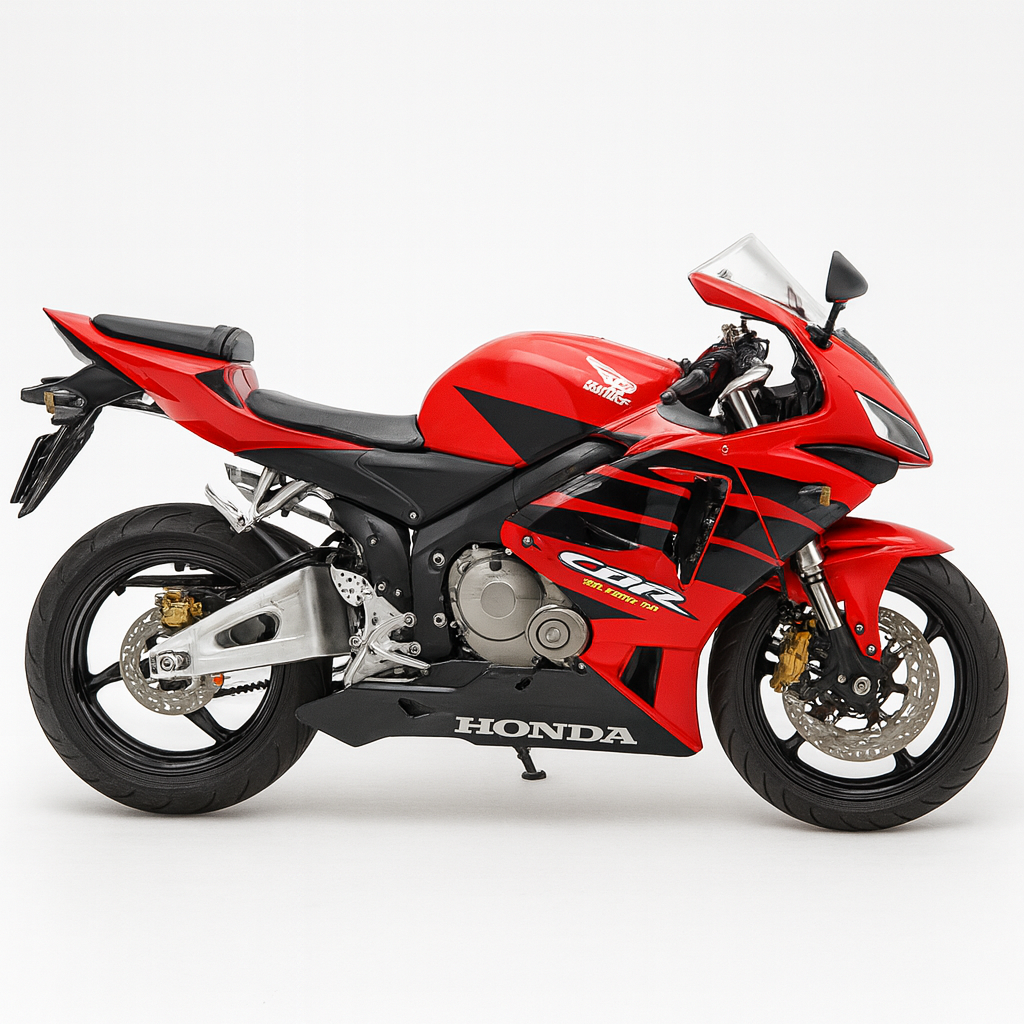 Amotopart Carénages 2003-2004 Honda CBR 600 RR Rouge & Noir Honda Generic