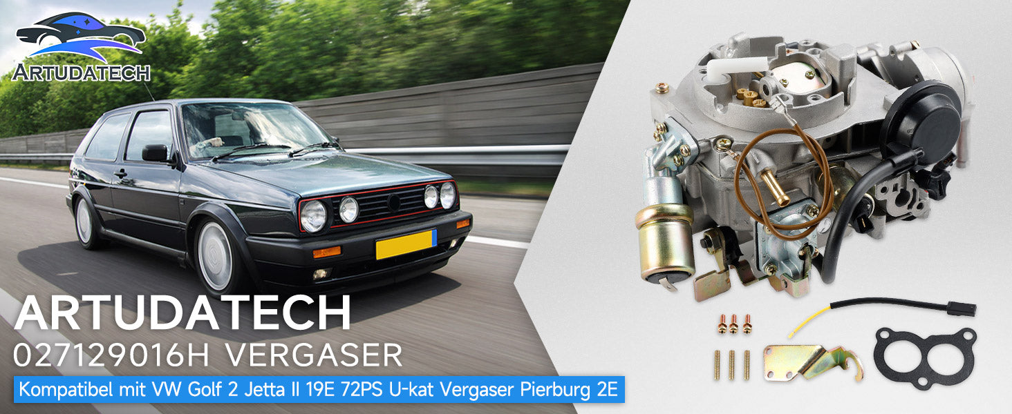 Carburetor 027129016H para VW Golf 2 Jetta II 19th 72ps, genérico